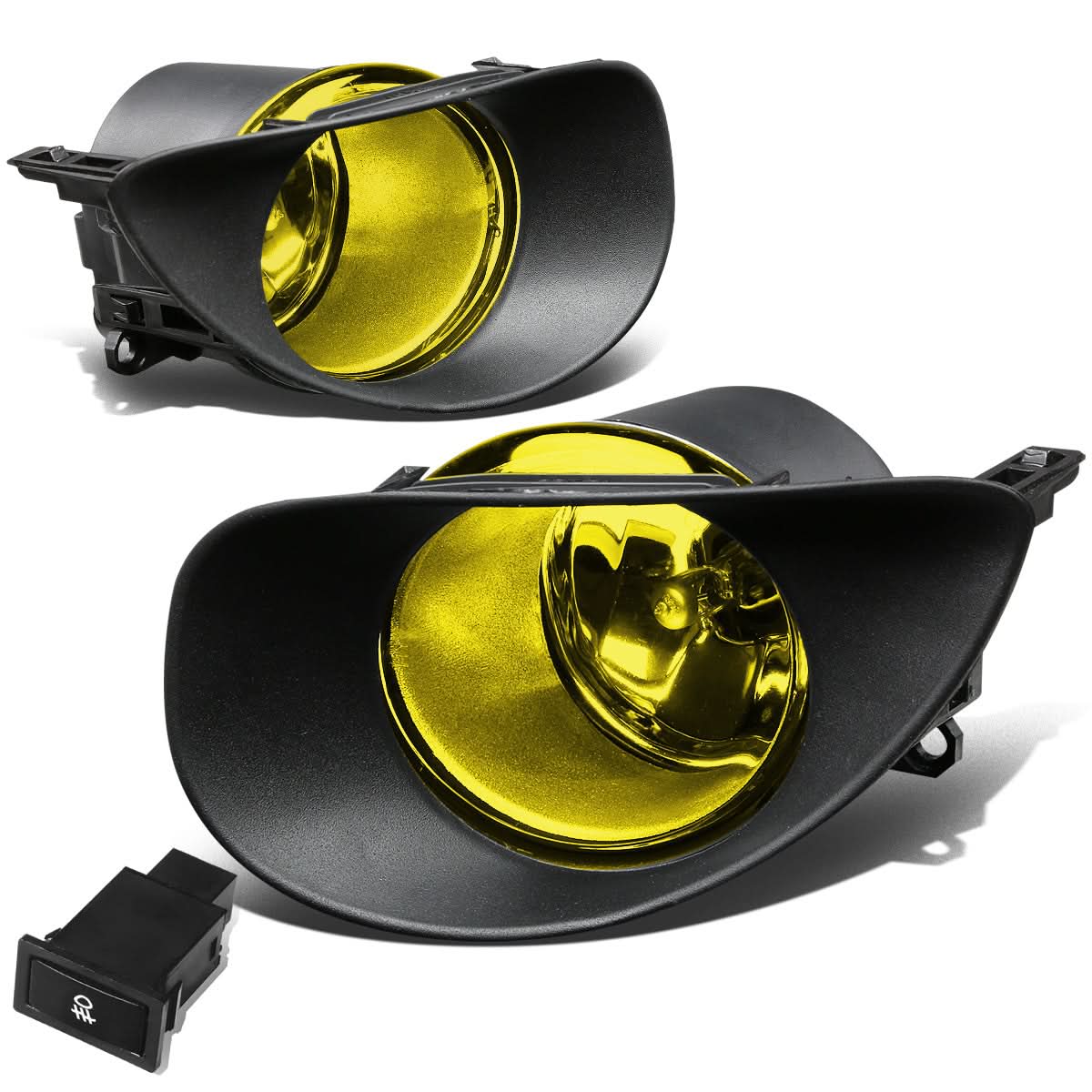 06-08 Toyota Yaris Hatchback Fog Lights with Switch & Bezel H11