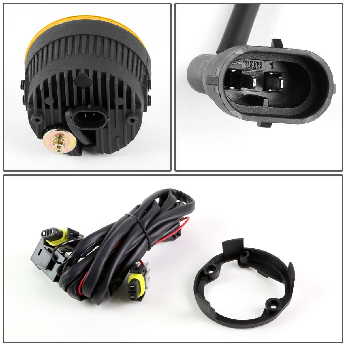 05-16 Multiple Models 3.5" Round 5W LED Projector Fog Lights - Amber