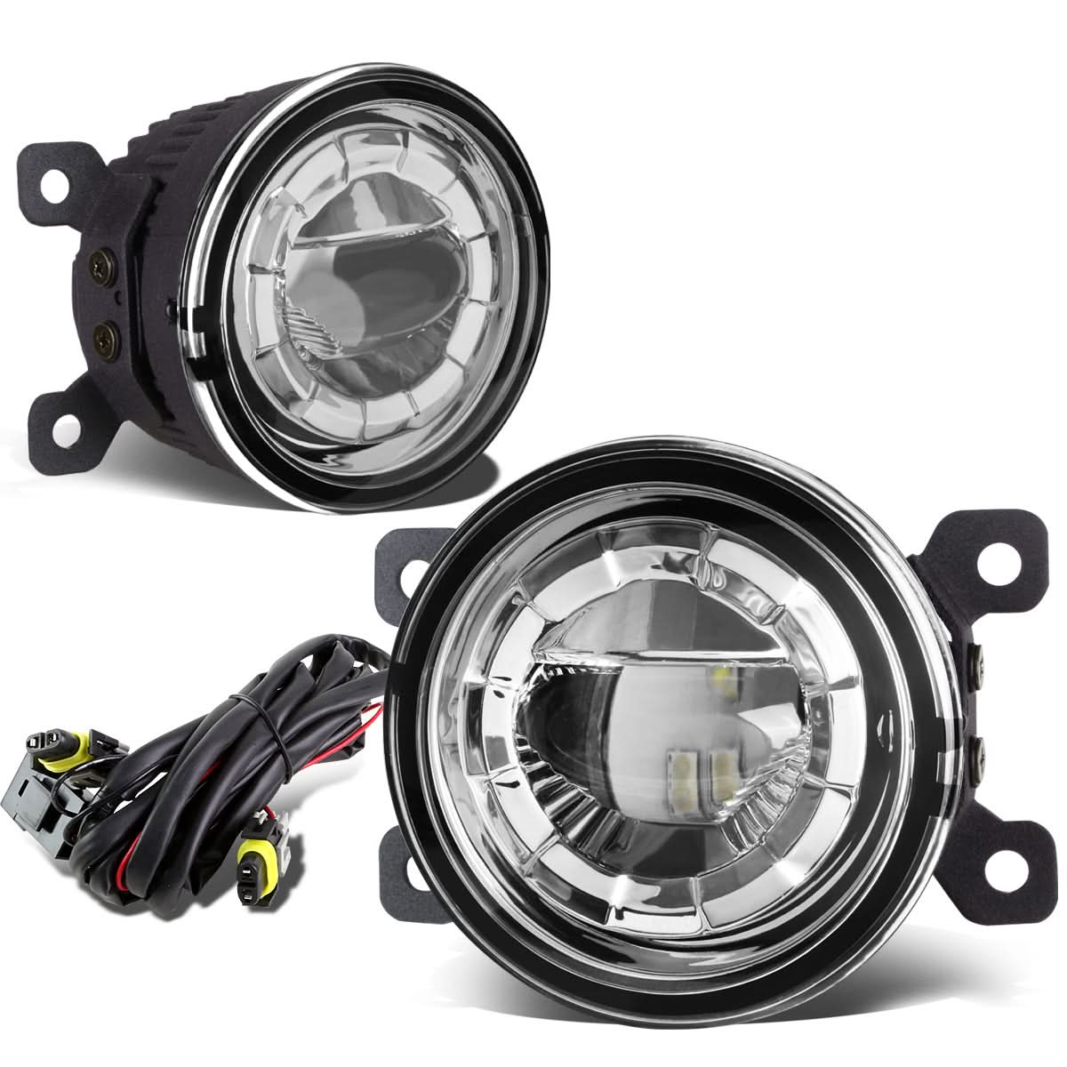 05-16 Multiple Models 3.5" Round LED Projector Fog Lights - Clear