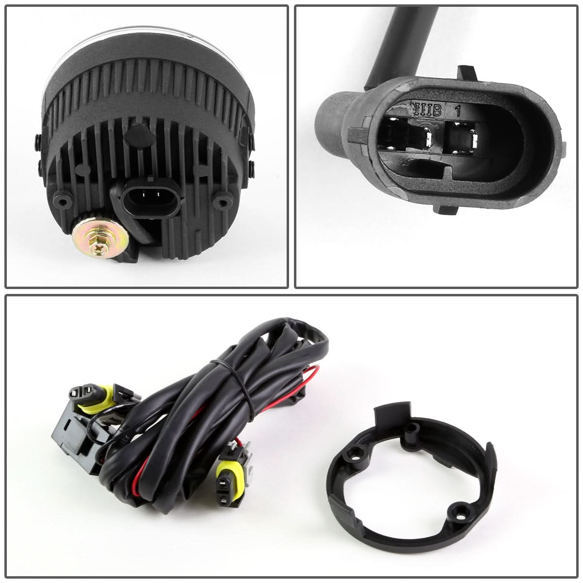 05-16 Multiple Models 3.5" Round LED Projector Fog Lights - Clear