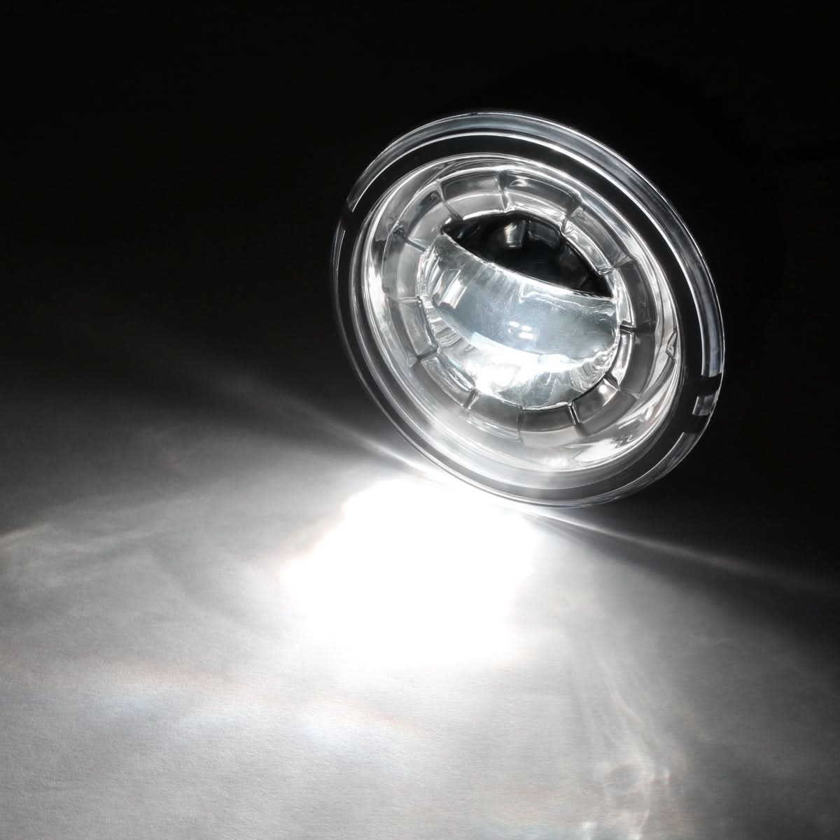 05-16 Multiple Models 3.5" Round LED Projector Fog Lights - Smoke