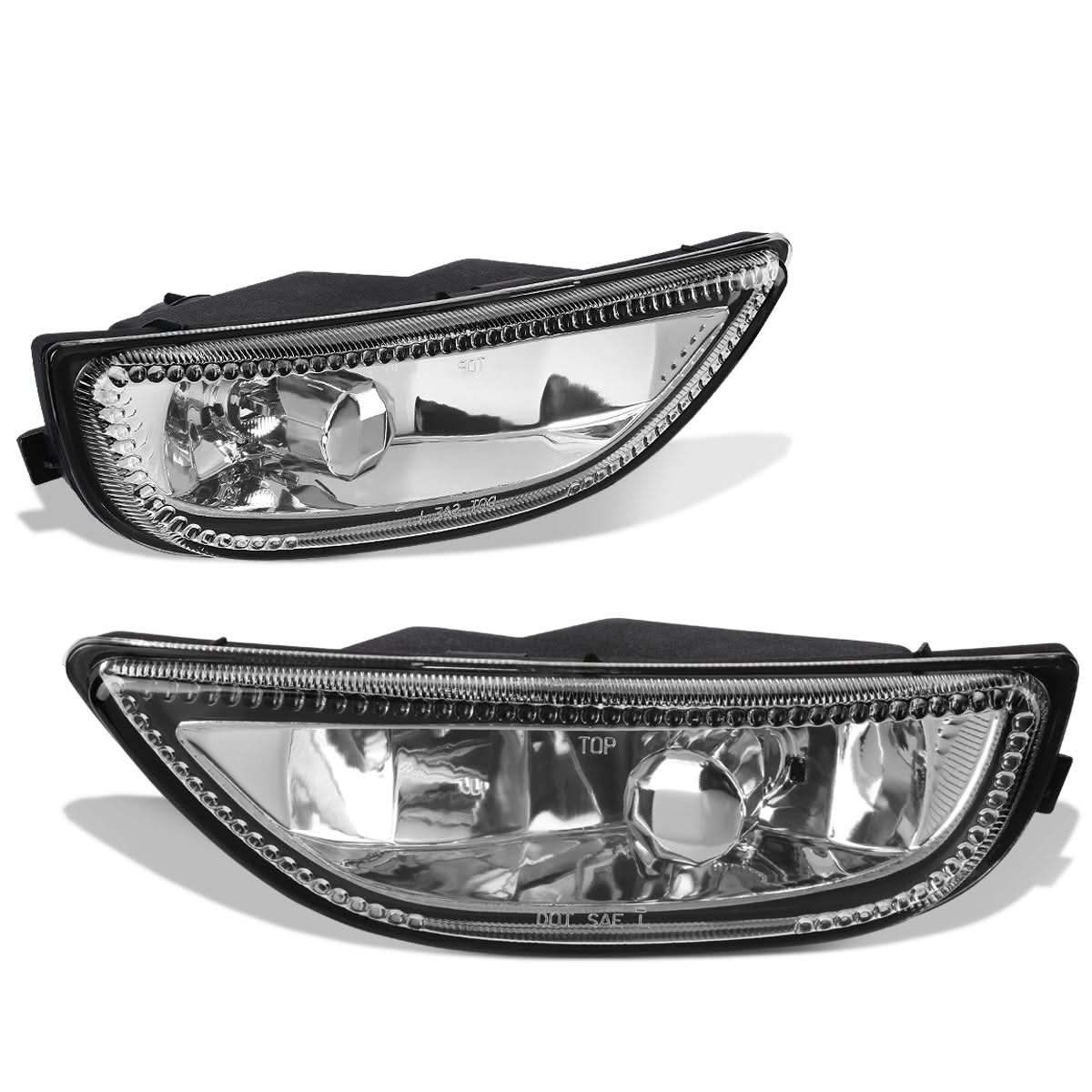 01-02 Toyota Corolla H11 Chrome Clear Fog Lights