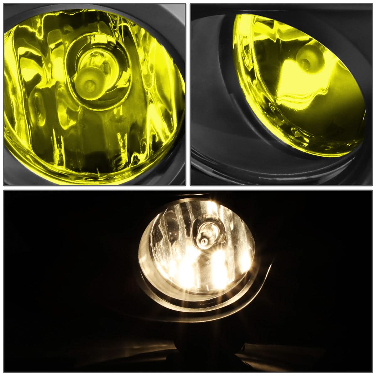 2013-2016 Nissan Sentra Fog Lights with Switch & Bezel - 58 Bulb