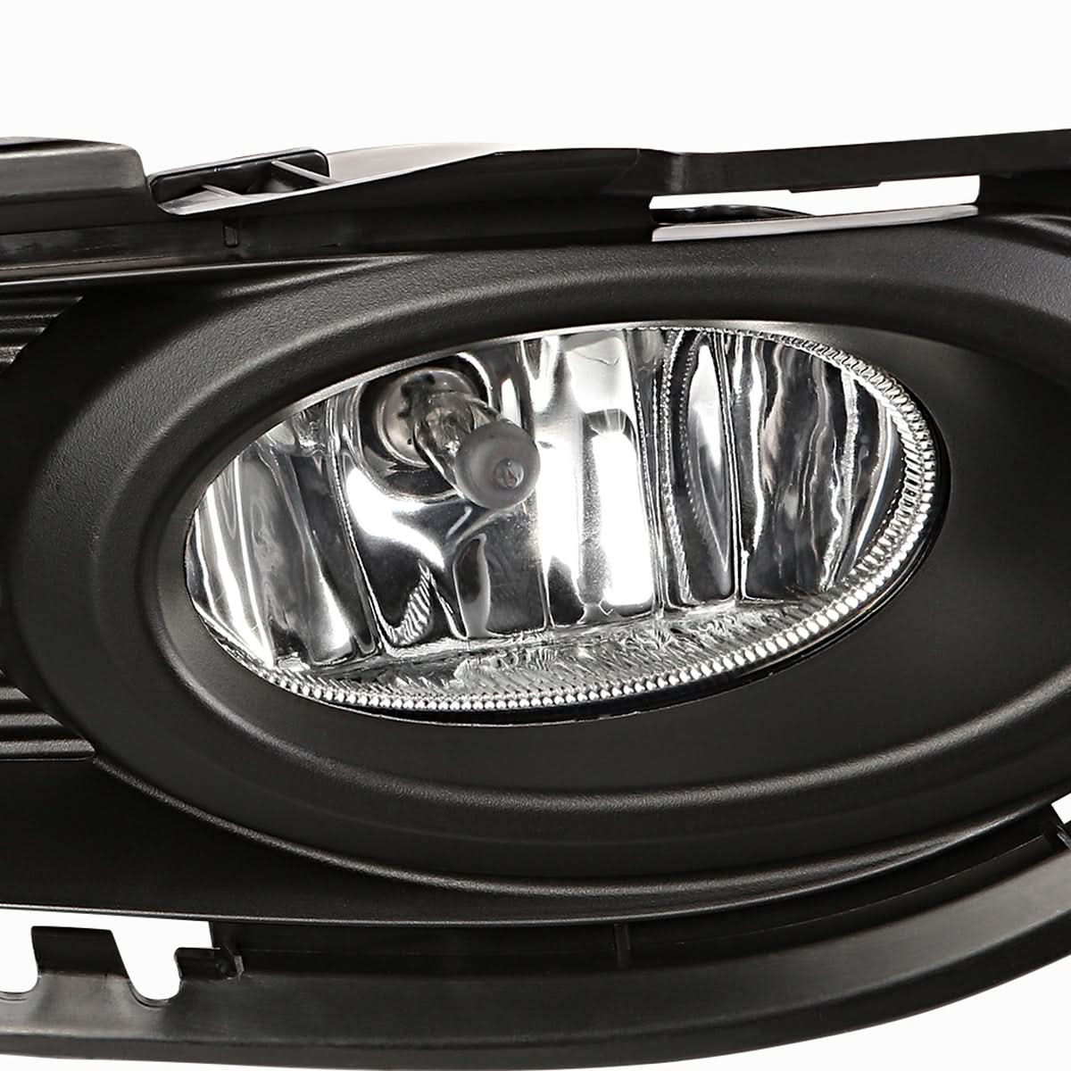 2016-2018 Honda HR-V Fog Lights with Switch & Bezel - Chrome/Clear