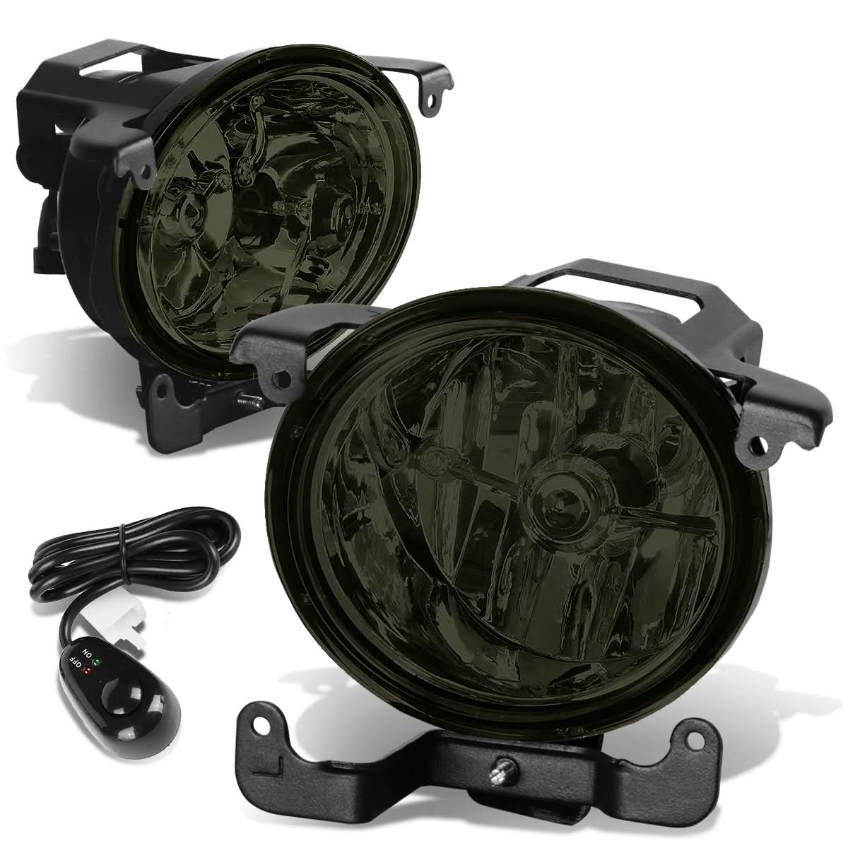 03-06 Hyundai Accent Smoke Fog Lights with Switch - 881 Bulb