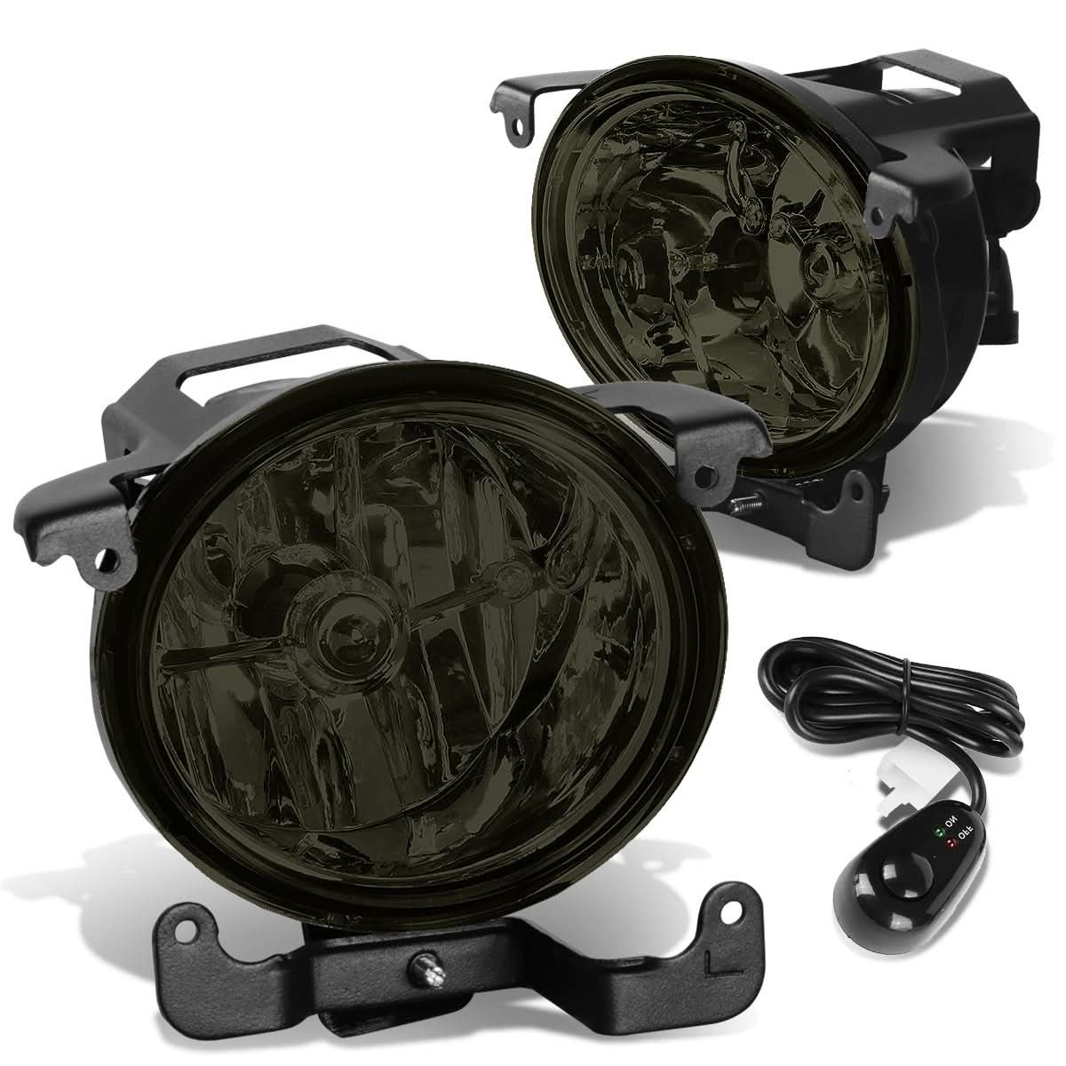 03-06 Hyundai Accent Smoke Fog Lights with Switch - 881 Bulb