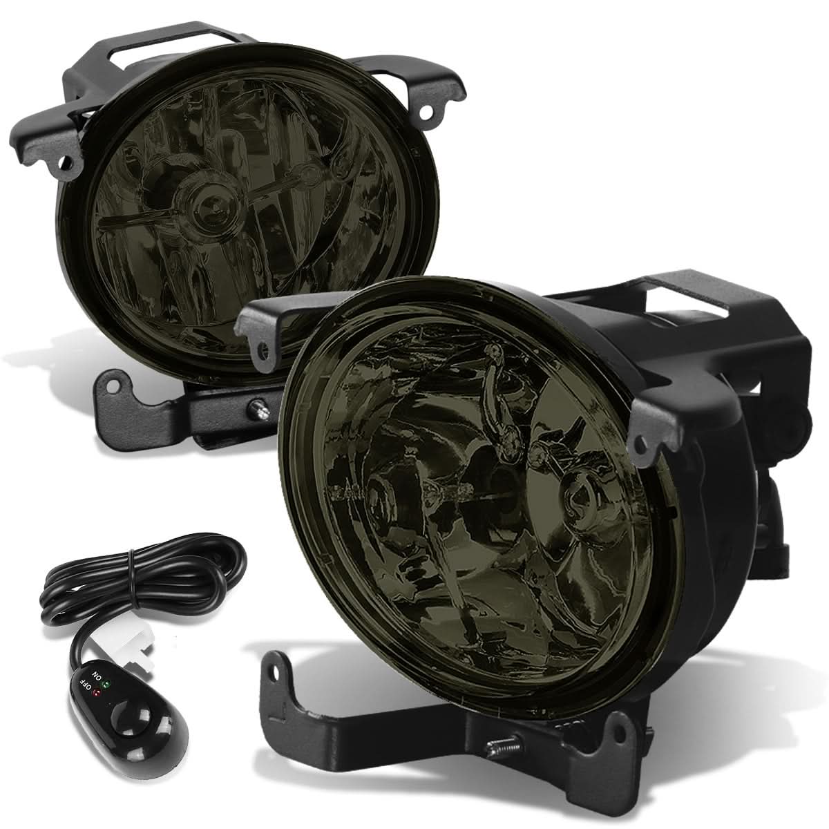 03-06 Hyundai Accent Smoke Fog Lights with Switch - 881 Bulb