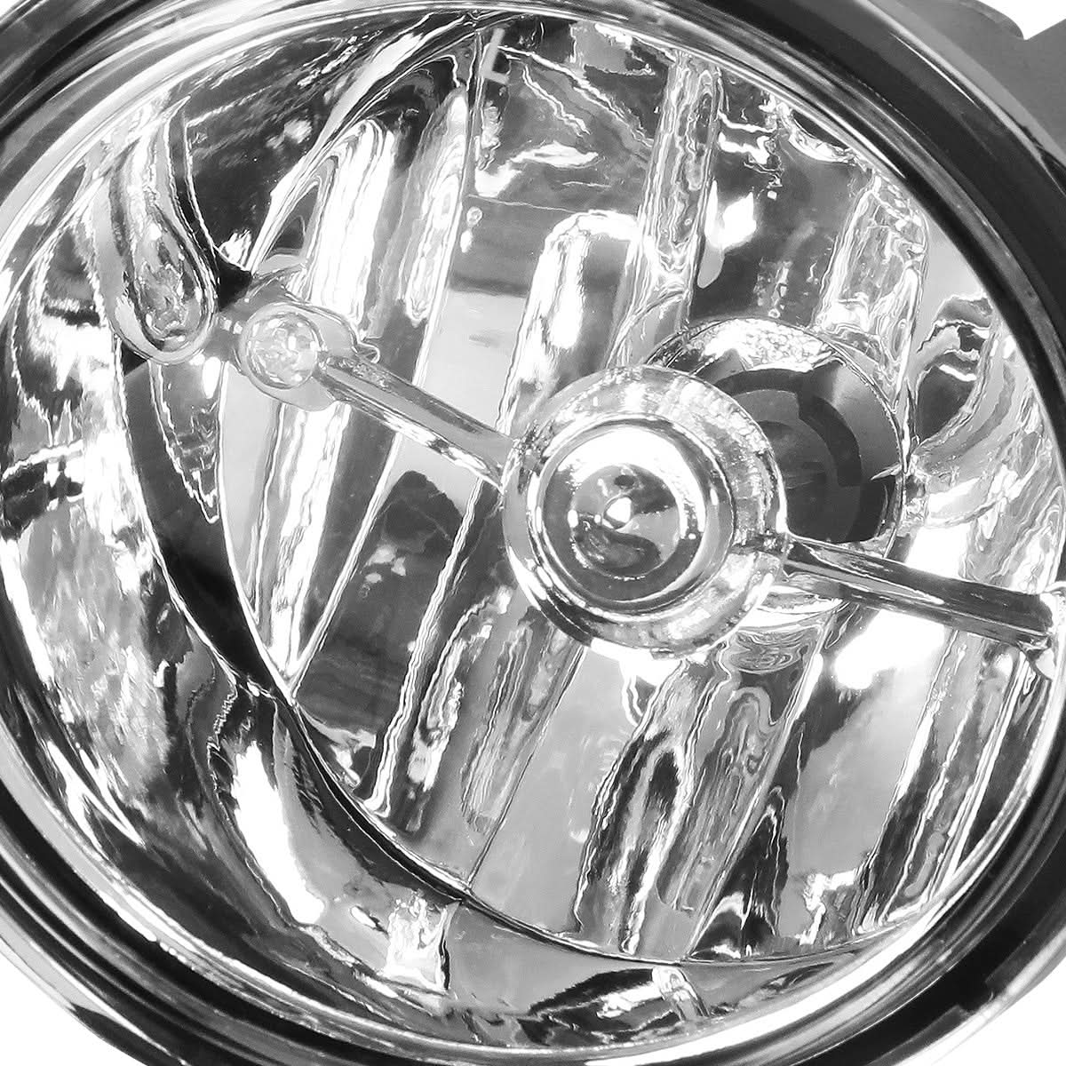 2003-2006 Hyundai Accent Chrome Clear Fog Lights 881 Bulb