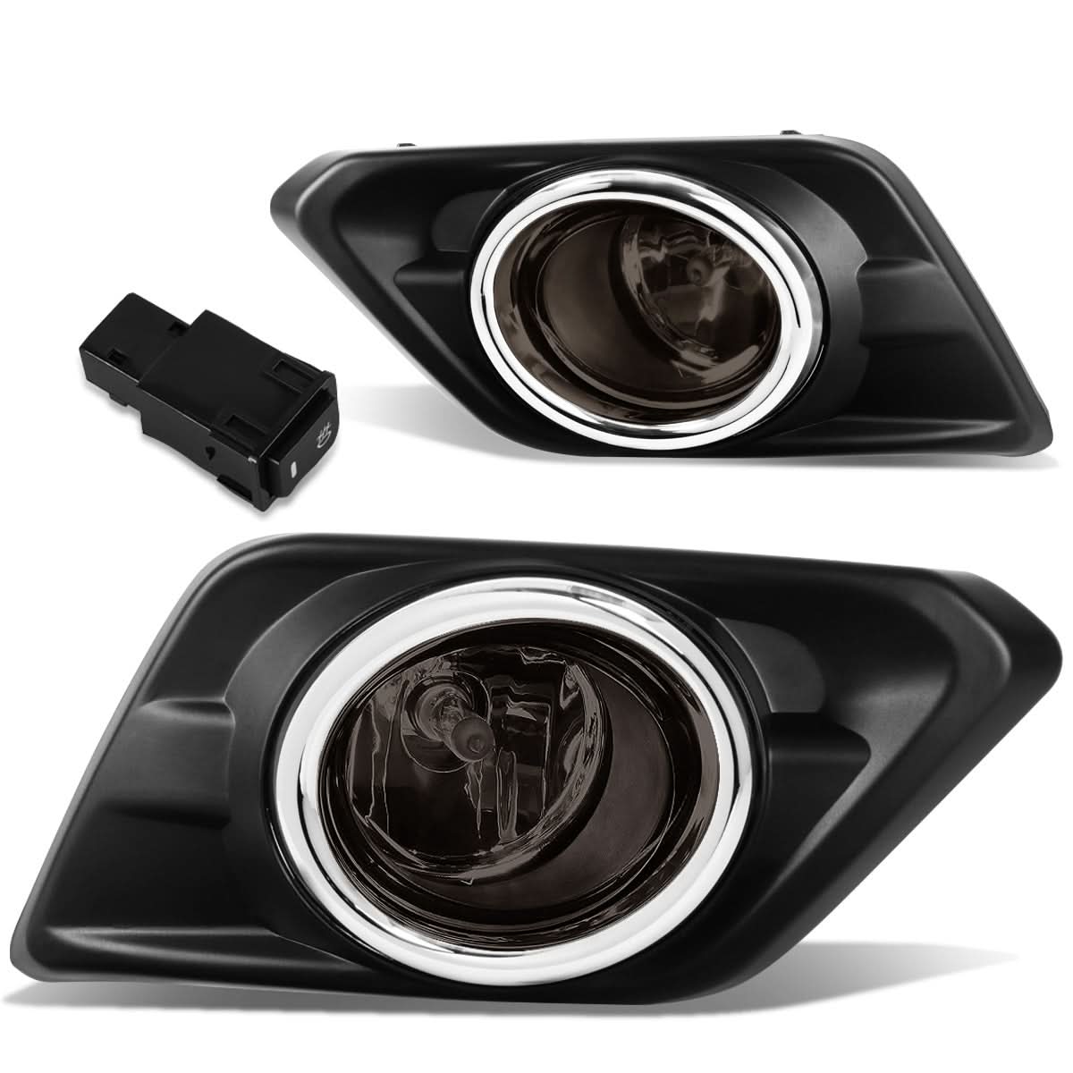 2014-2016 Nissan Rogue Fog Lights with Switch & Bezel - H11 Bulb