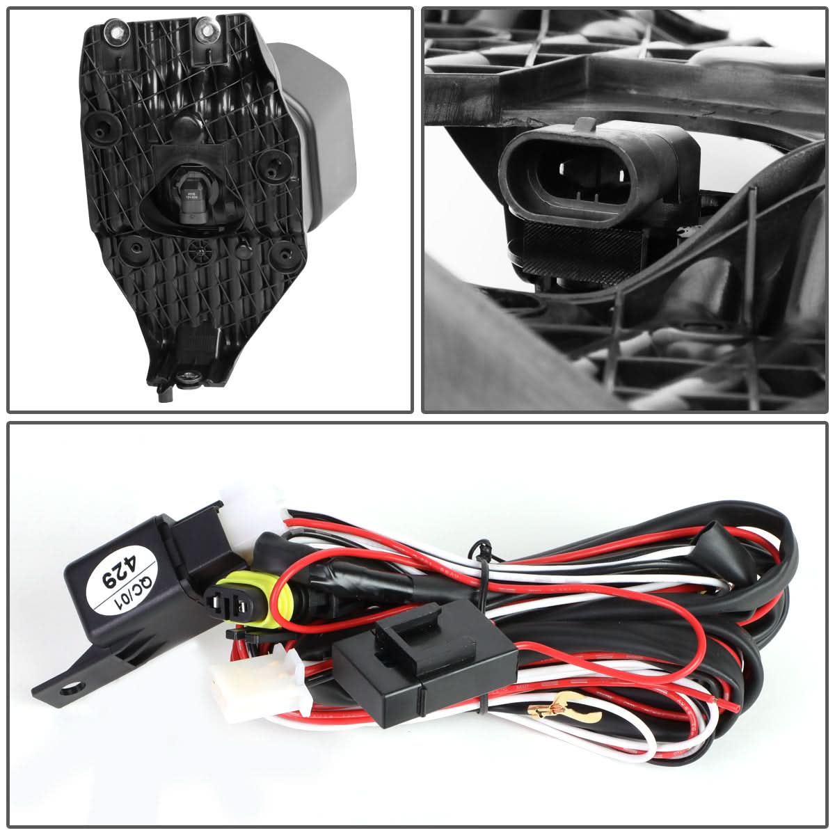 2011-2016 Ford F-250 F-350 F-450 F-550 Super Duty Fog Lights with Switch