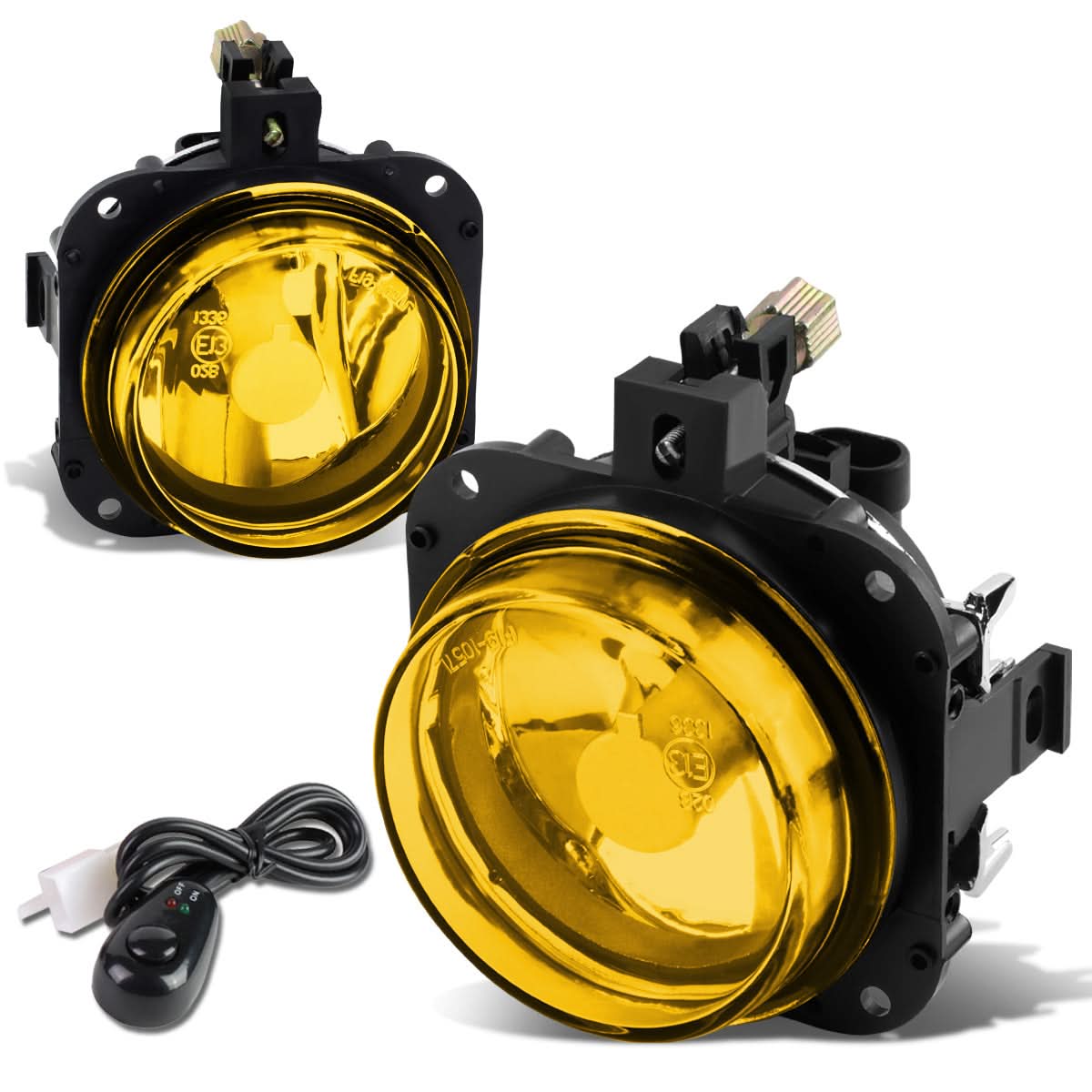 02-05 Mitsubishi Eclipse / 04-08 Galant Amber Fog Lights with Switch