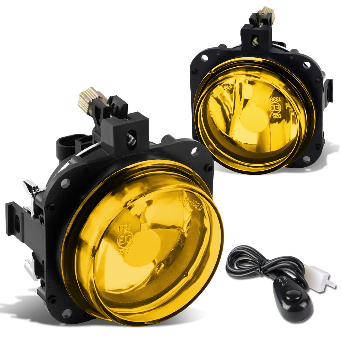 02-05 Mitsubishi Eclipse / 04-08 Galant Amber Fog Lights with Switch