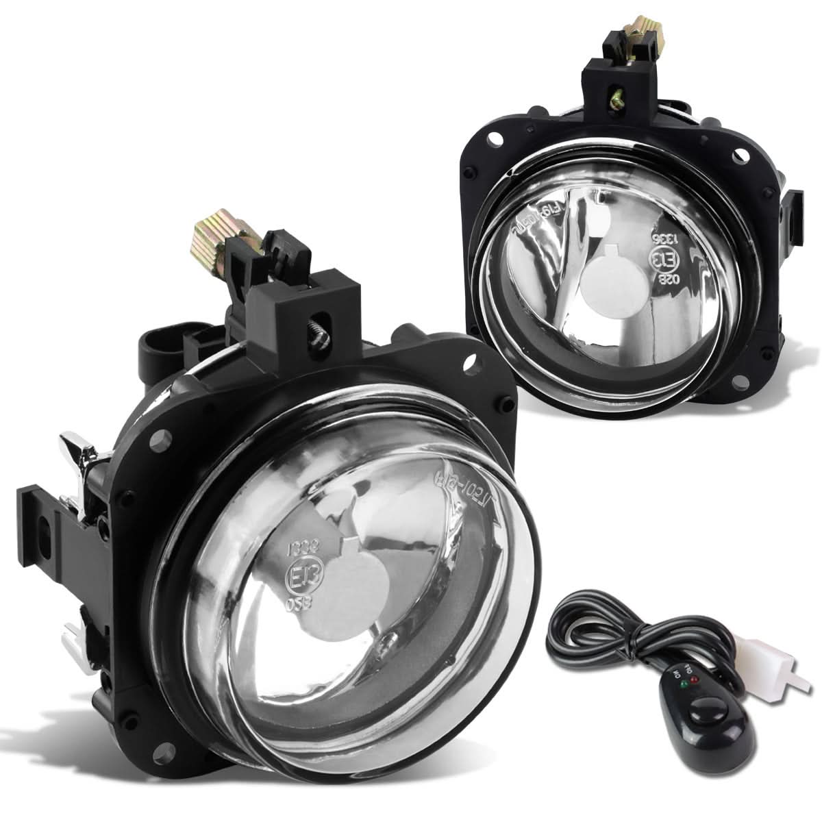 02-08 Mitsubishi Eclipse/Galant Fog Lights with Switch Chrome/Clear