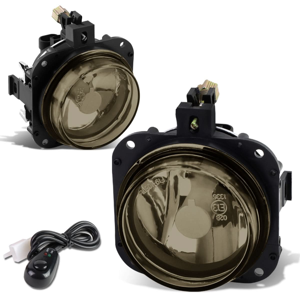 02-05 Mitsubishi Eclipse / 04-08 Galant Fog Lights with Switch Smoke