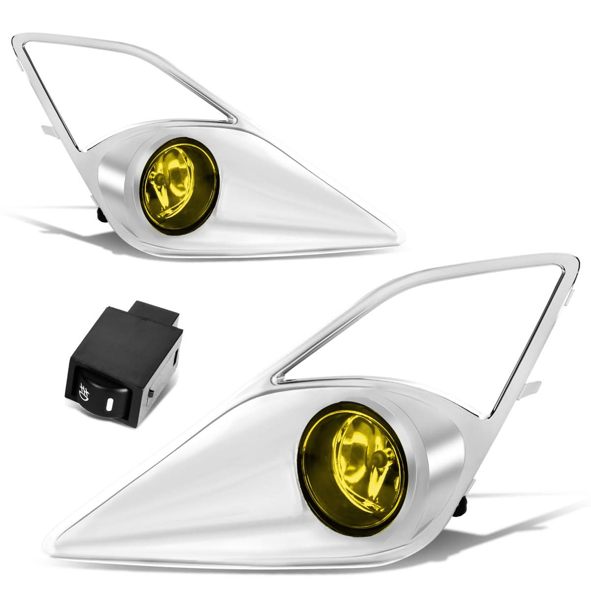 2013-2016 Scion FR-S Fog Lights with Switch & Bezel - H11 Amber
