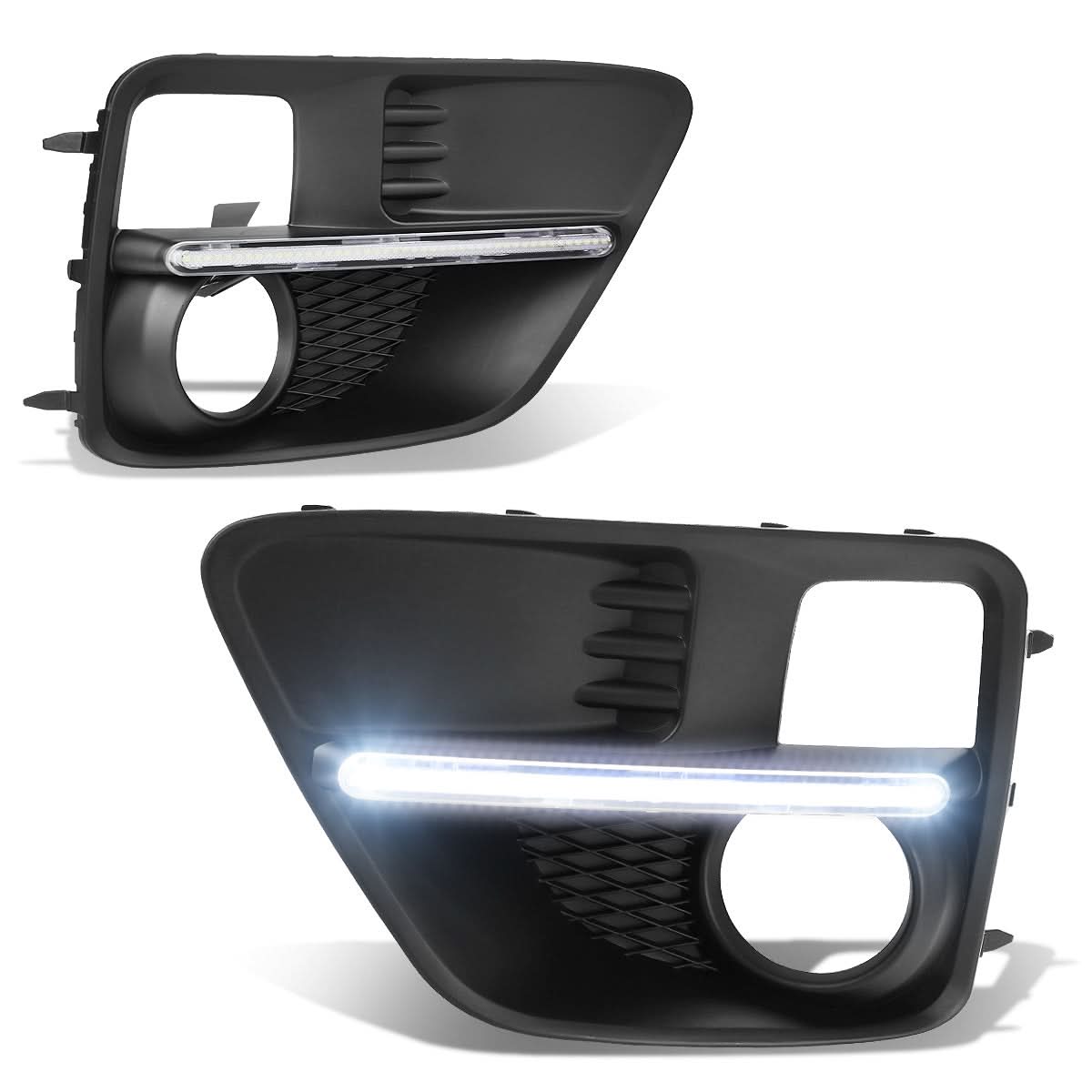 2015-2017 Subaru WRX STI LED Fog Lights with Bezel Chrome Clear