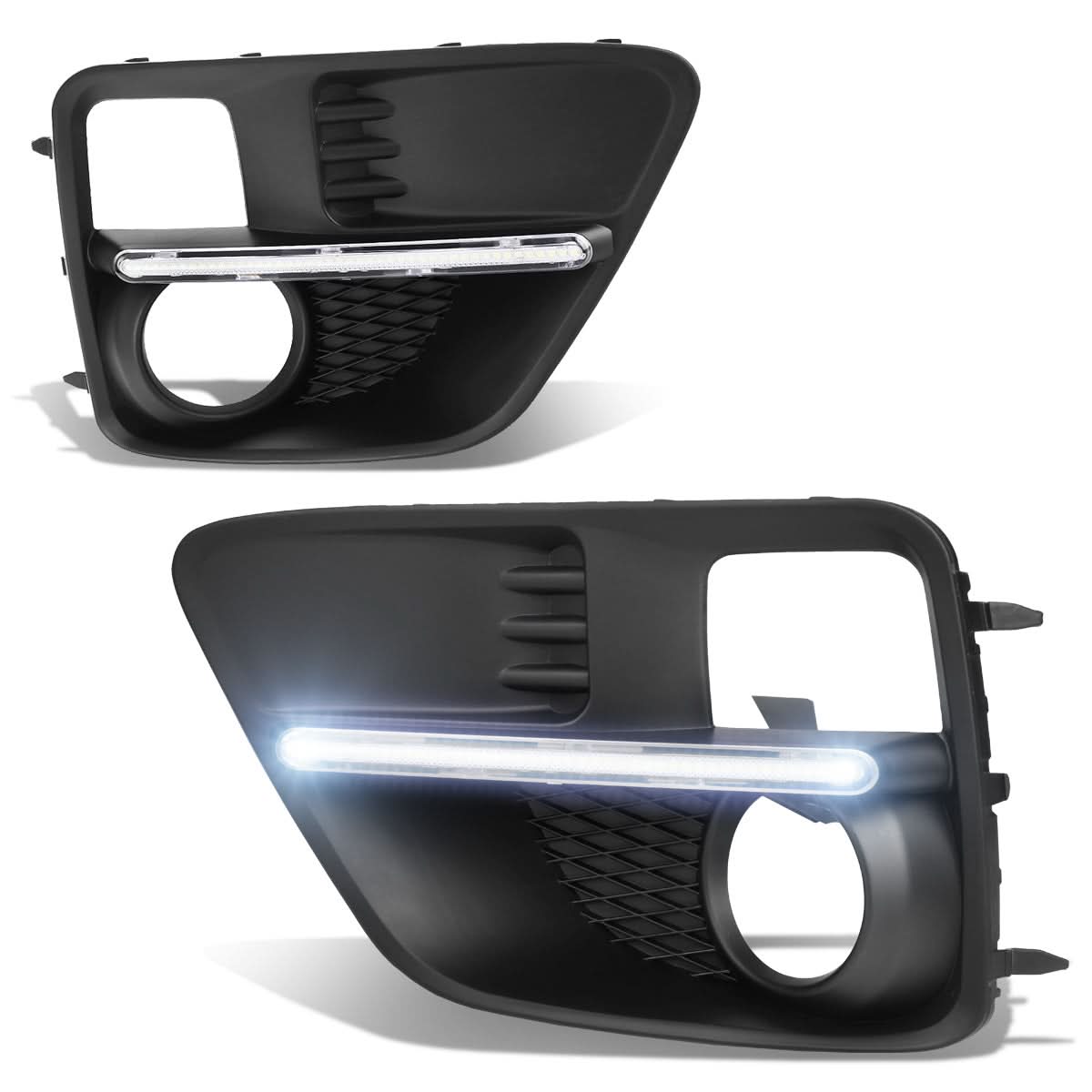 2015-2017 Subaru WRX STI LED Fog Lights with Bezel Chrome Clear