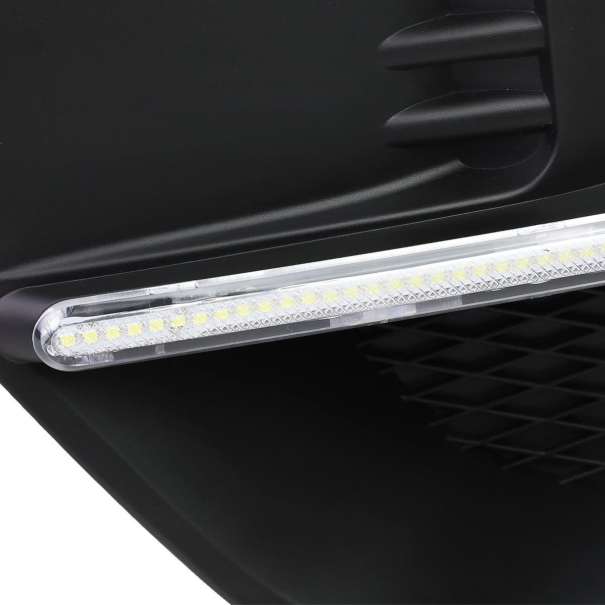 2015-2017 Subaru WRX STI LED Fog Lights with Bezel Chrome Clear