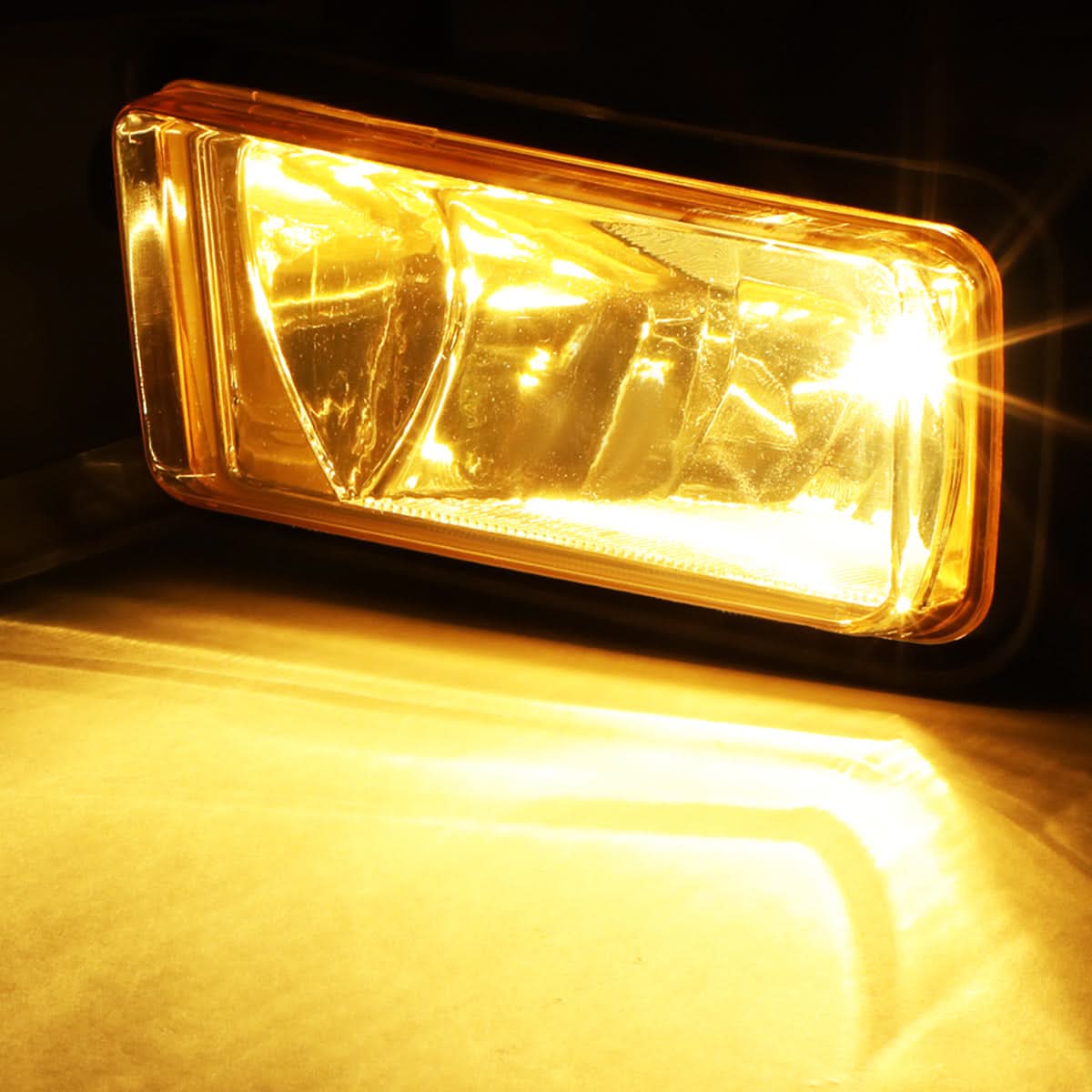 2015-2018 GMC Yukon Fog Lights with Switch & Bezel - Amber 5202 Bulb