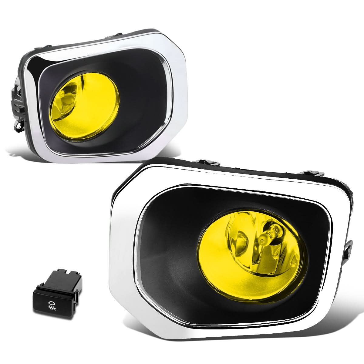 16-17 Toyota Tacoma Fog Lights with Switch & Bezel H11 Amber