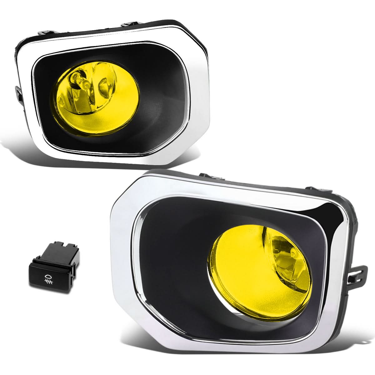 16-17 Toyota Tacoma Fog Lights with Switch & Bezel H11 Amber