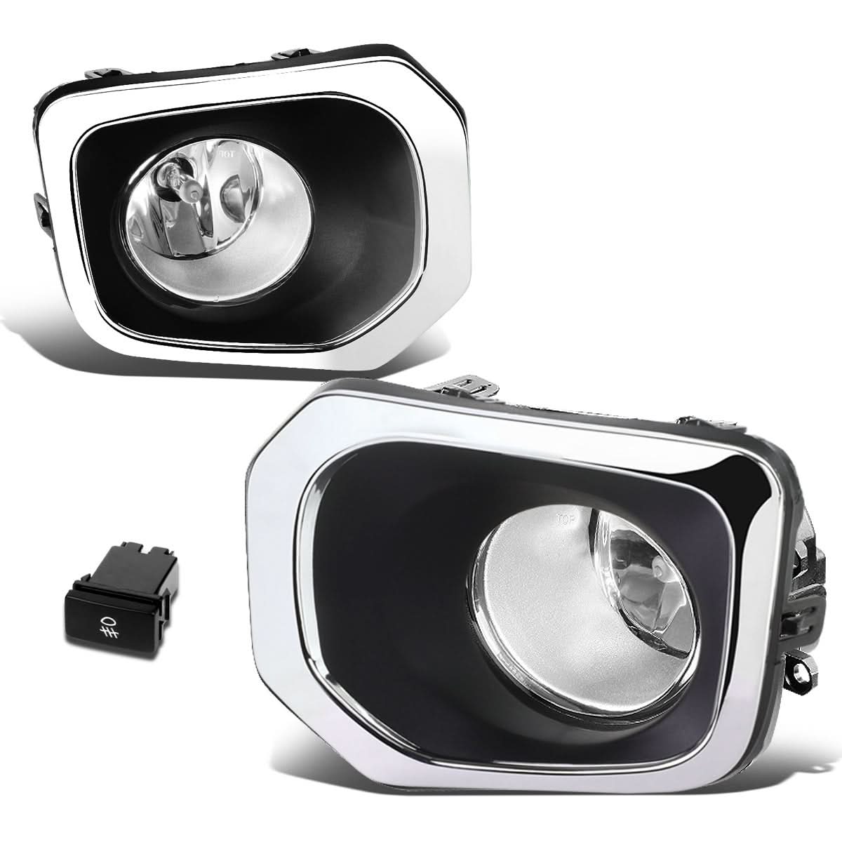 2016-2017 Toyota Tacoma Fog Lights with Switch & Bezel - H11 Chrome