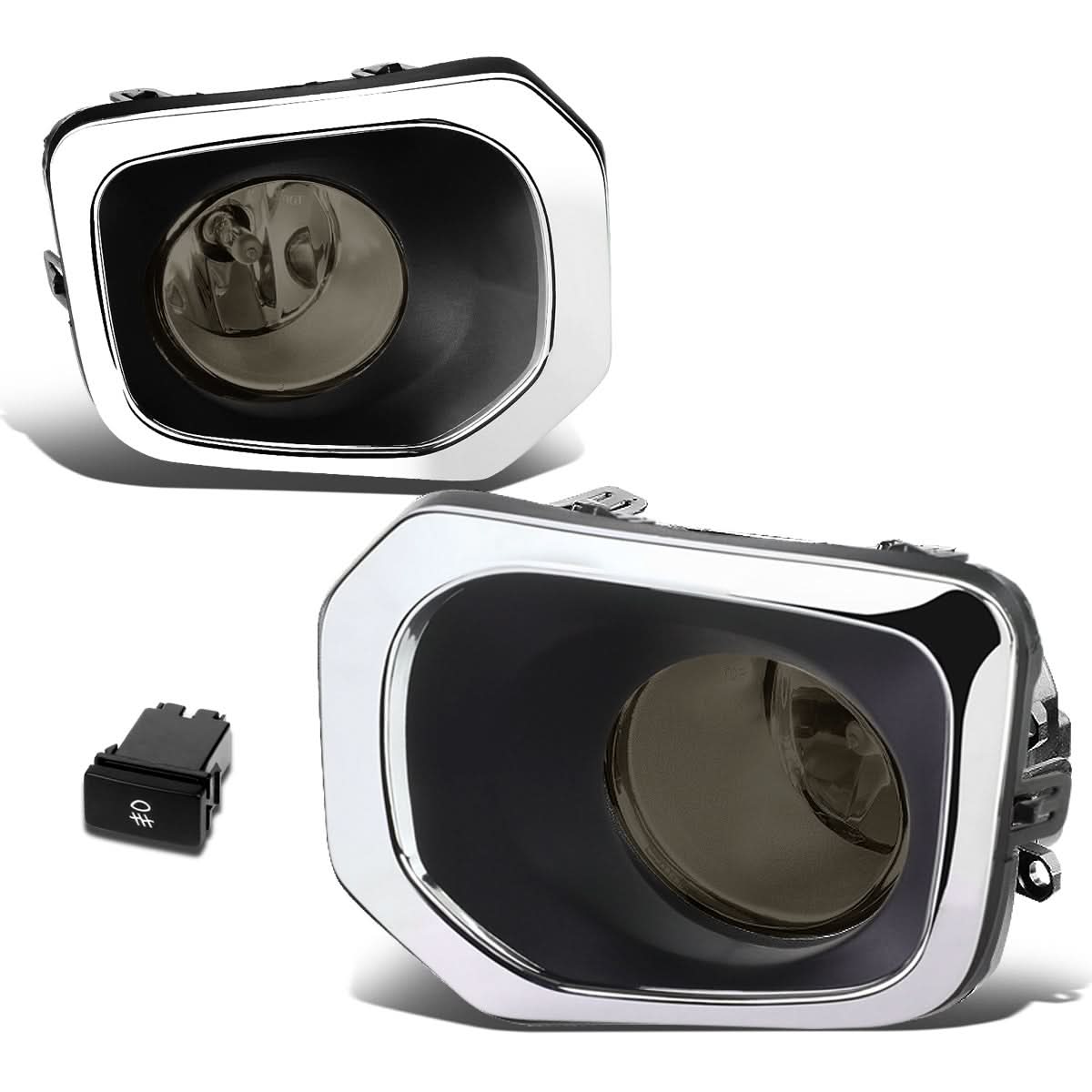2016-2017 Toyota Tacoma Fog Lights with Switch & Bezel - Smoke