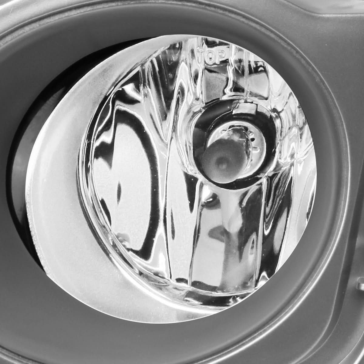 2010-2012 Toyota Prius Fog Lights with Switch & Bezel - H11 Chrome