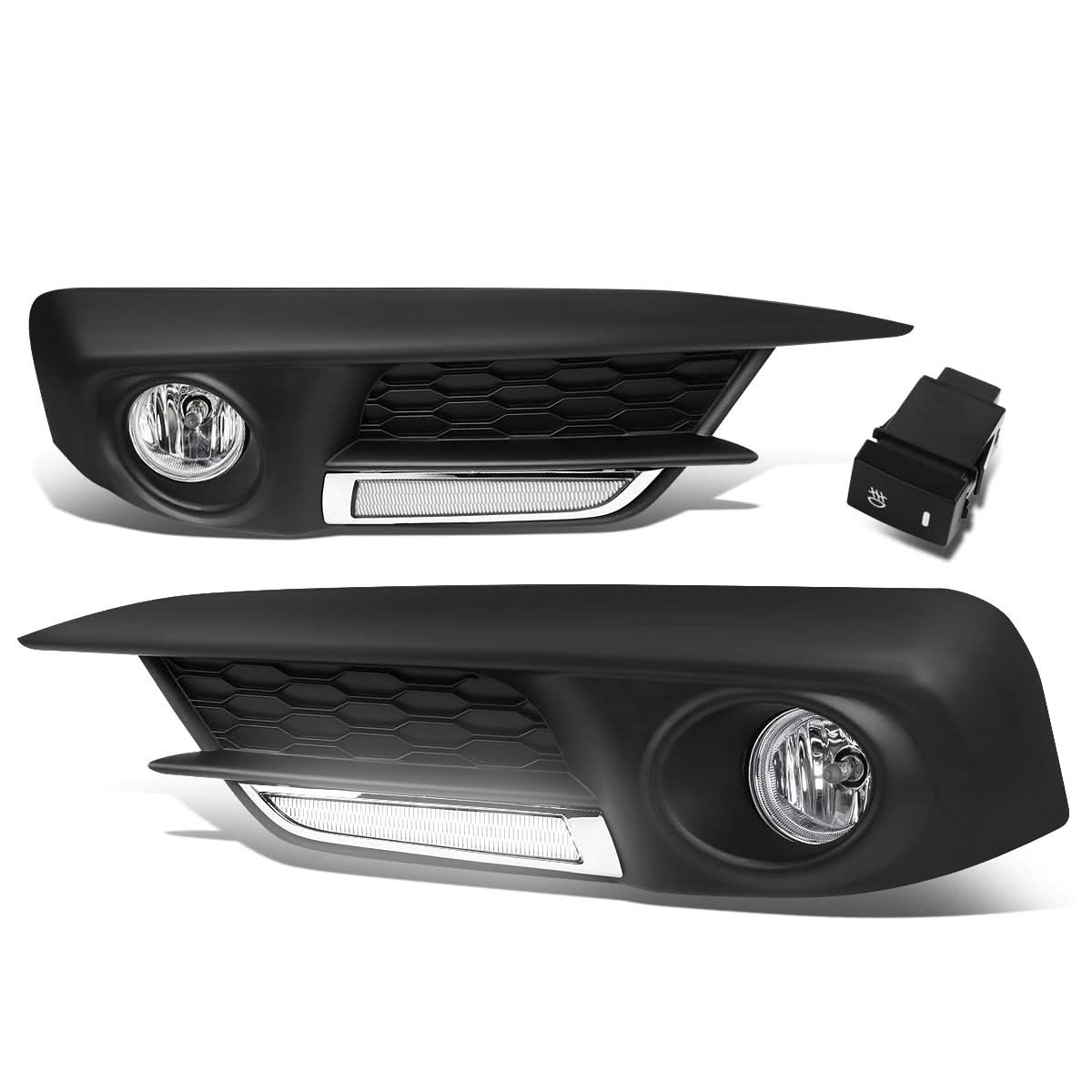 2016-2017 Honda Civic Sedan/Coupe LED DRL Fog Lights with Switch