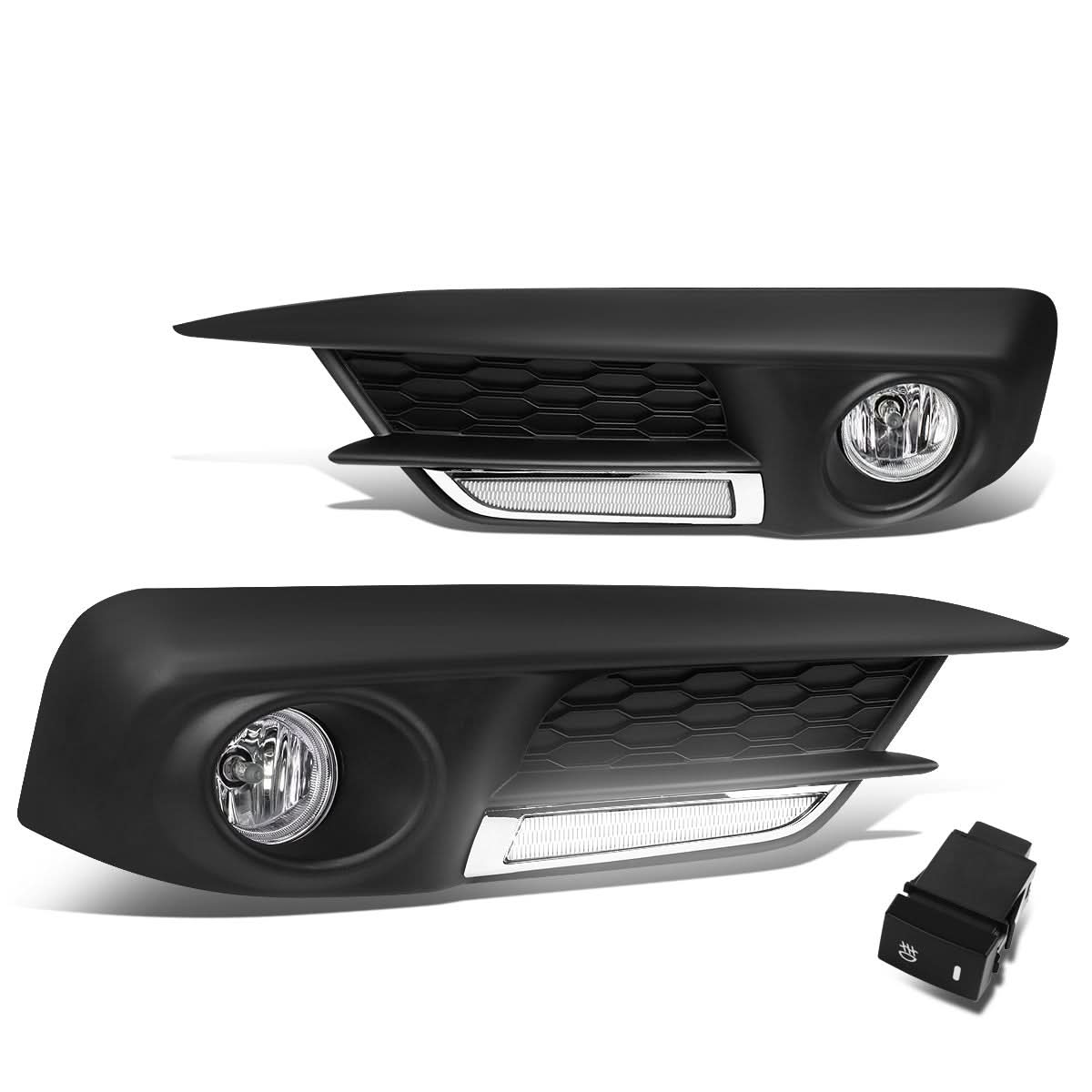 2016-2017 Honda Civic Sedan/Coupe LED DRL Fog Lights with Switch