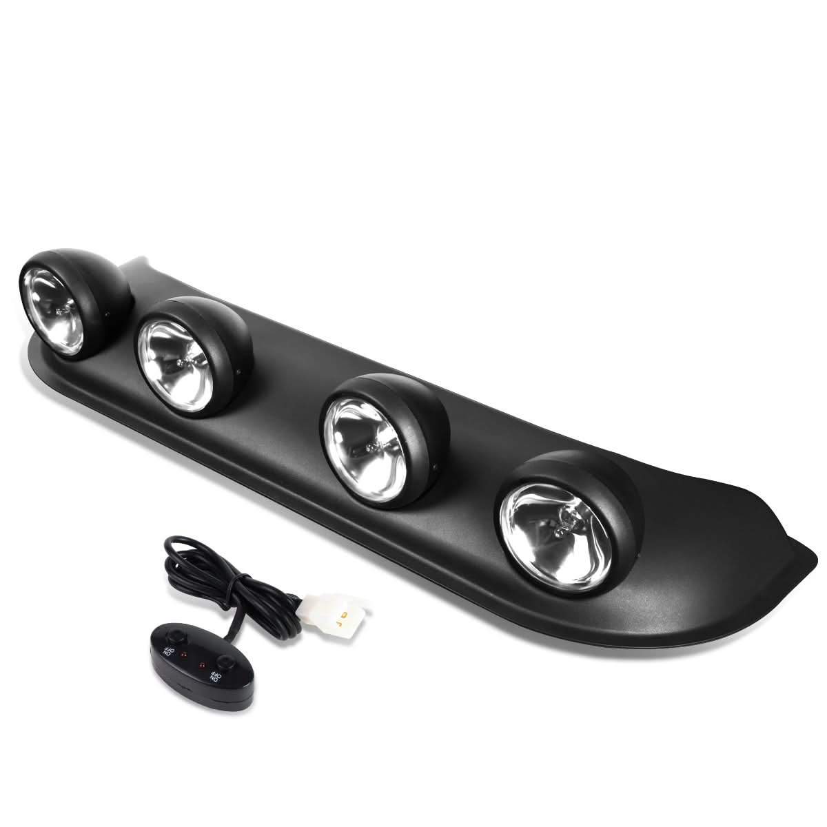 Universal Fog Lights Roof Top Running Light with Switch H3 Clear