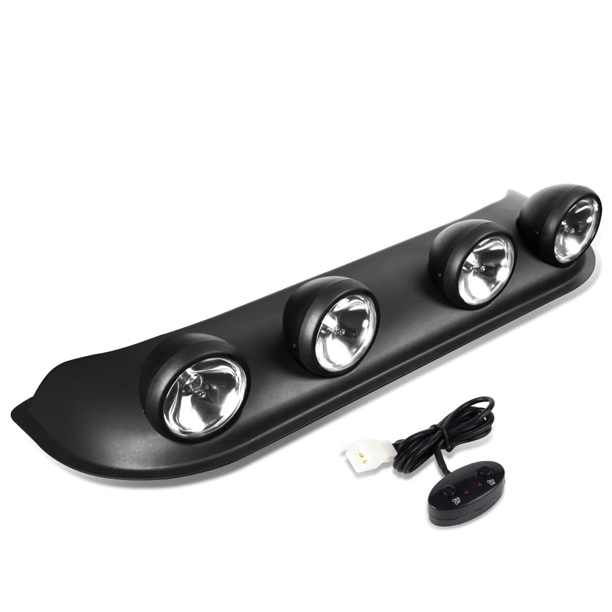 Universal Fog Lights Roof Top Running Light with Switch H3 Clear