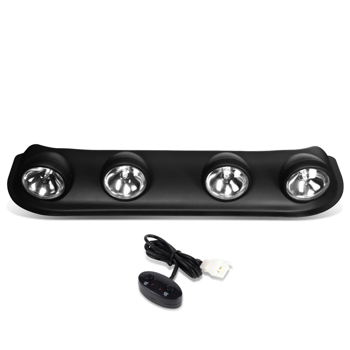 Universal Fog Lights Roof Top Running Light with Switch H3 Clear