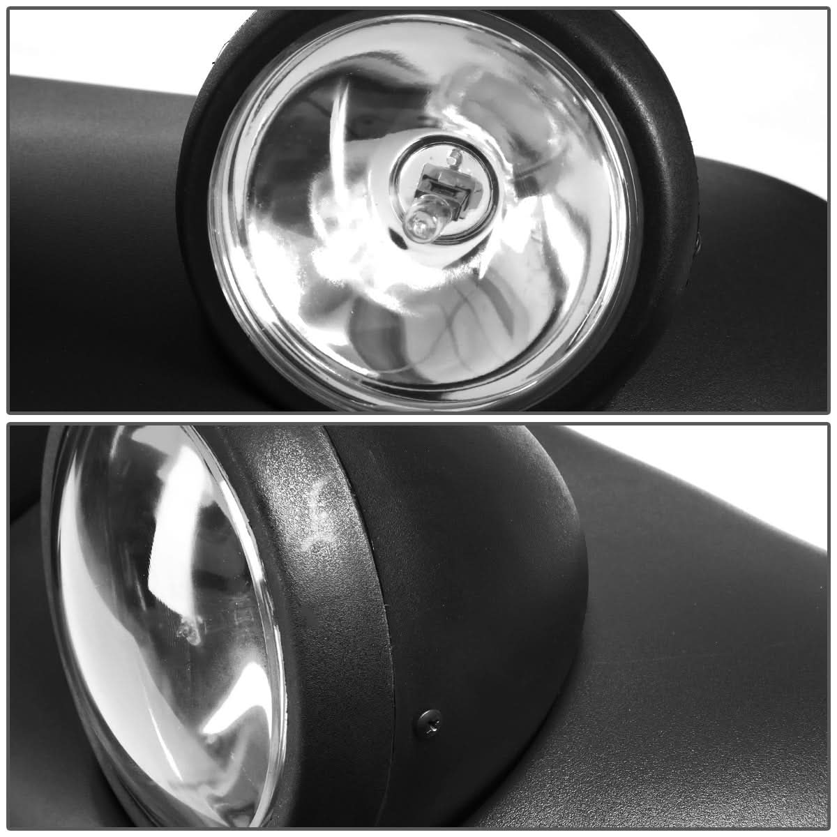 Universal Fog Lights Roof Top Running Light with Switch H3 Clear
