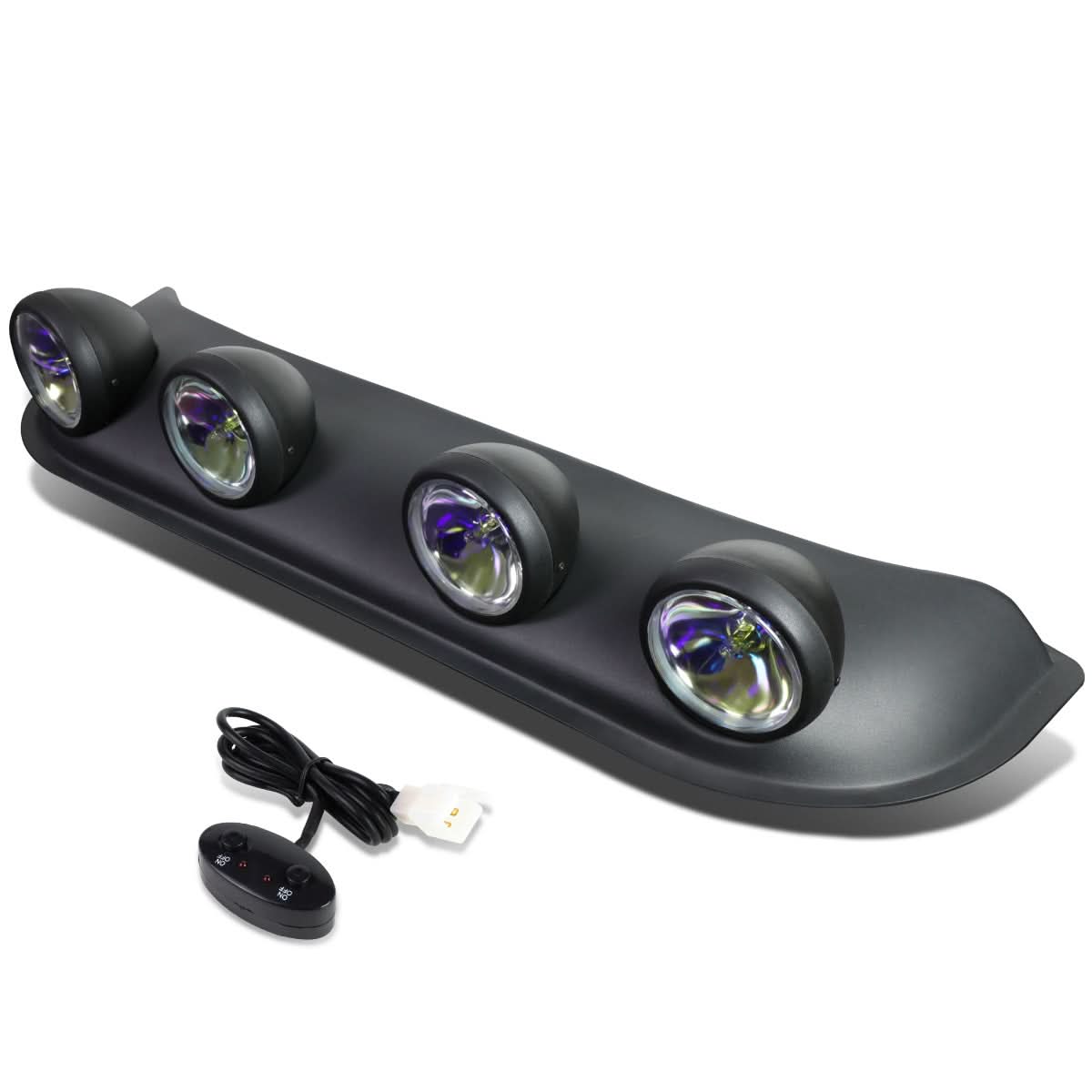 Universal Neochrome Roof Top Running Fog Lights w/ Switch H3