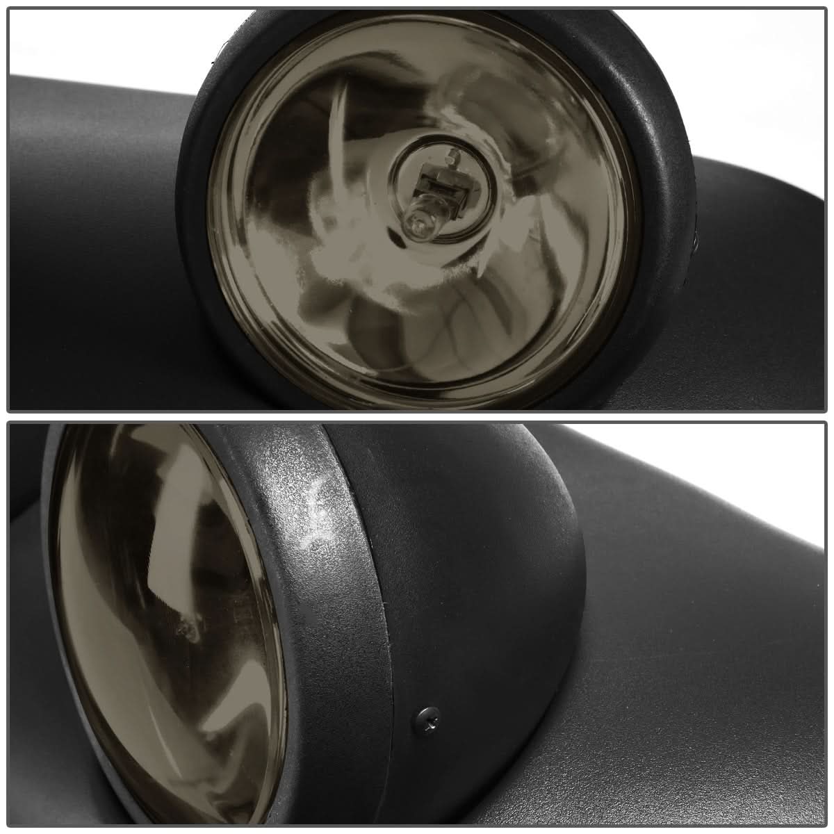 Universal Roof Top Running Fog Lights w/ Switch H3 Smoke