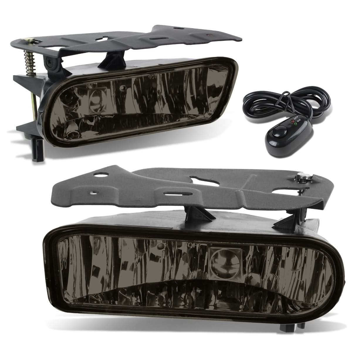 02-06 Cadillac Escalade Smoke Fog Lights with Switch 899 Bulb