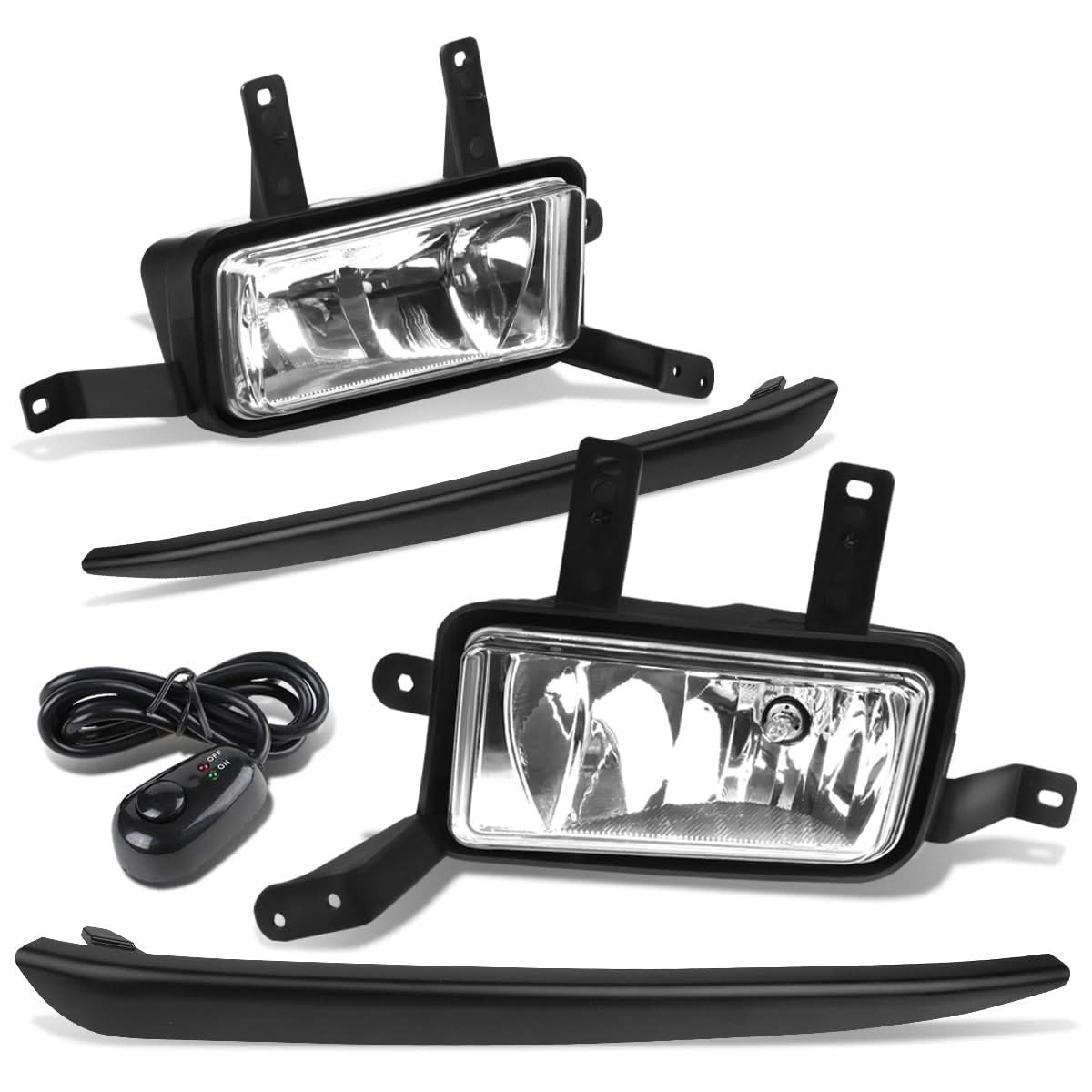 2015-2020 Chevrolet Tahoe Suburban Fog Lights with Switch Chrome