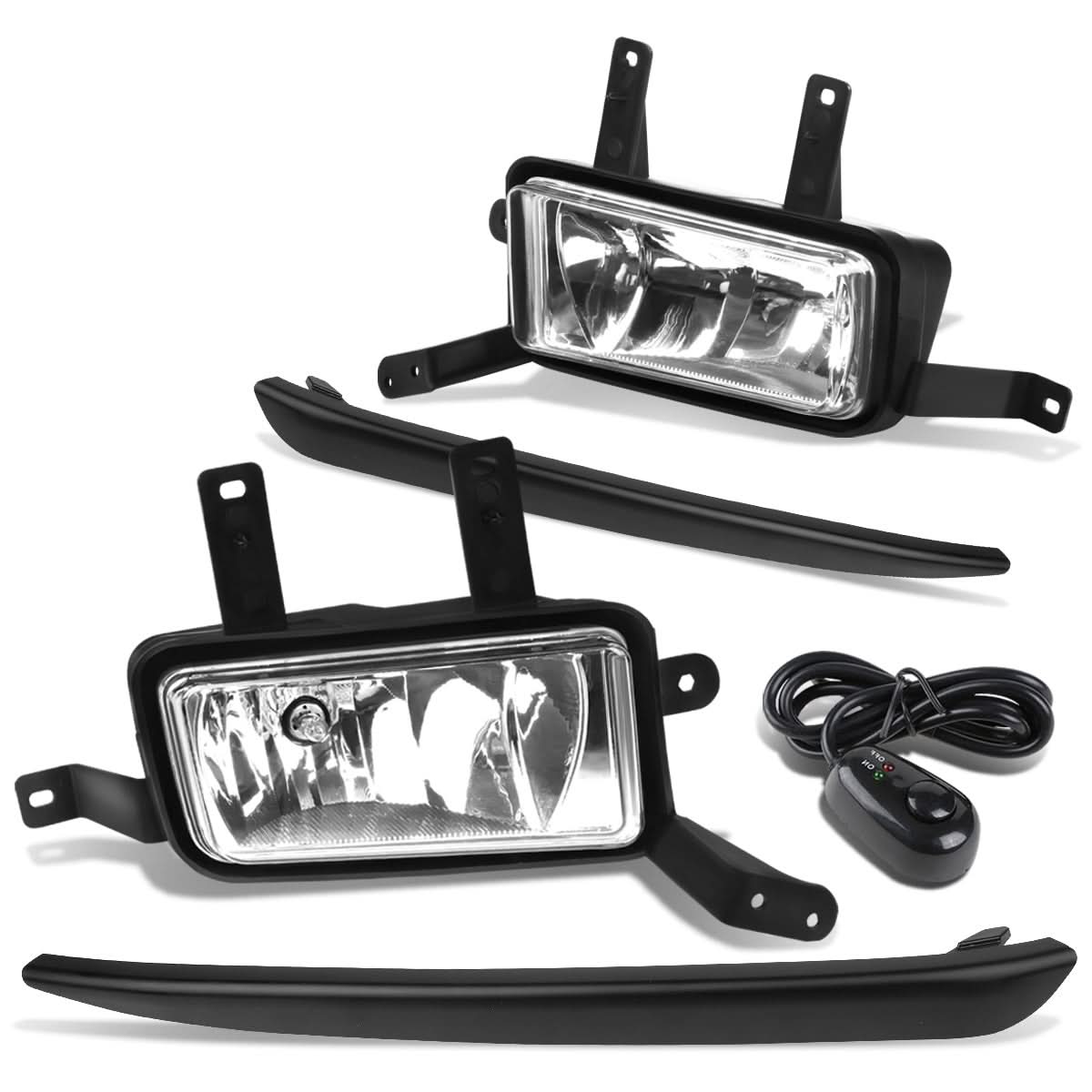 2015-2020 Chevrolet Tahoe Suburban Fog Lights with Switch Chrome