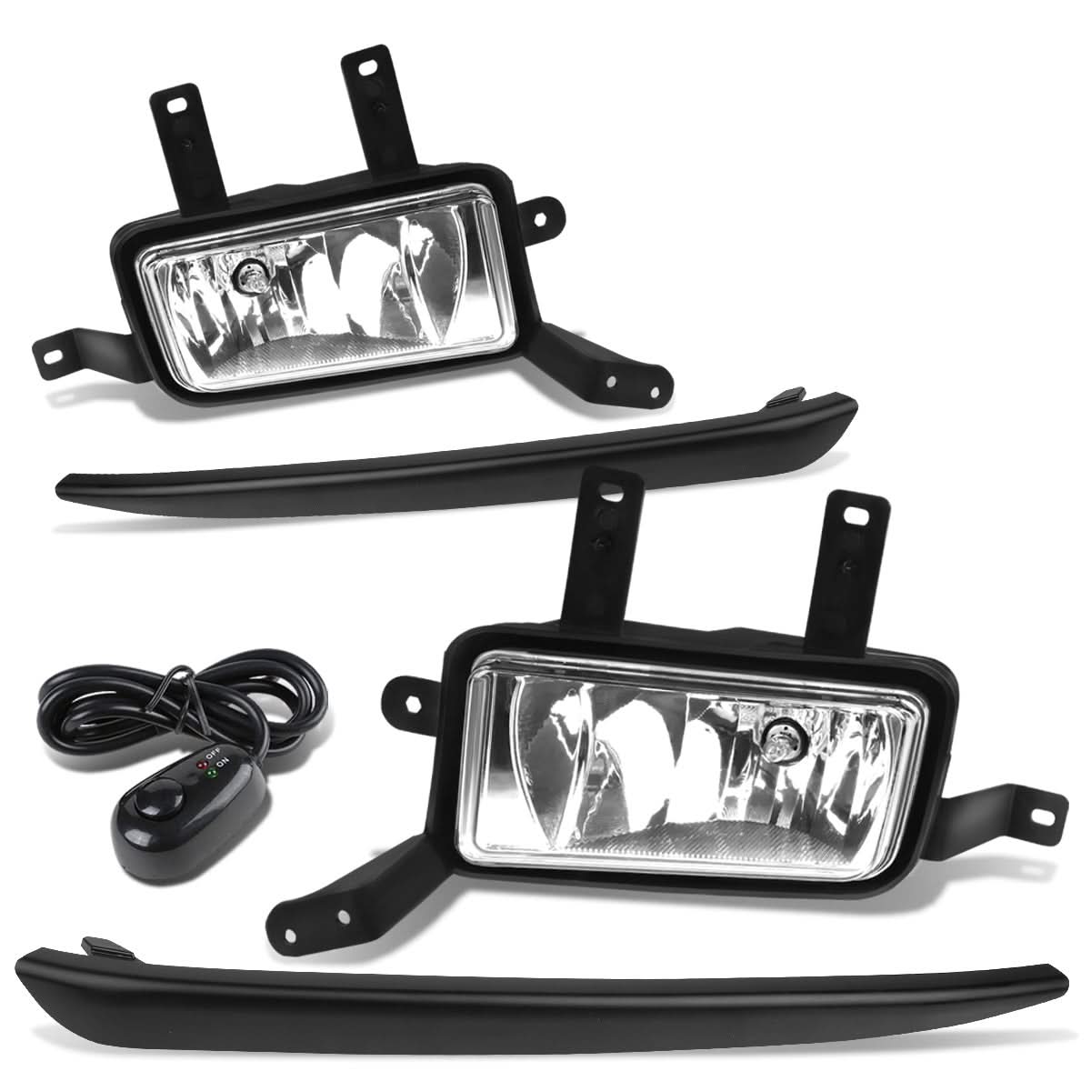 2015-2020 Chevrolet Tahoe Suburban Fog Lights with Switch Chrome