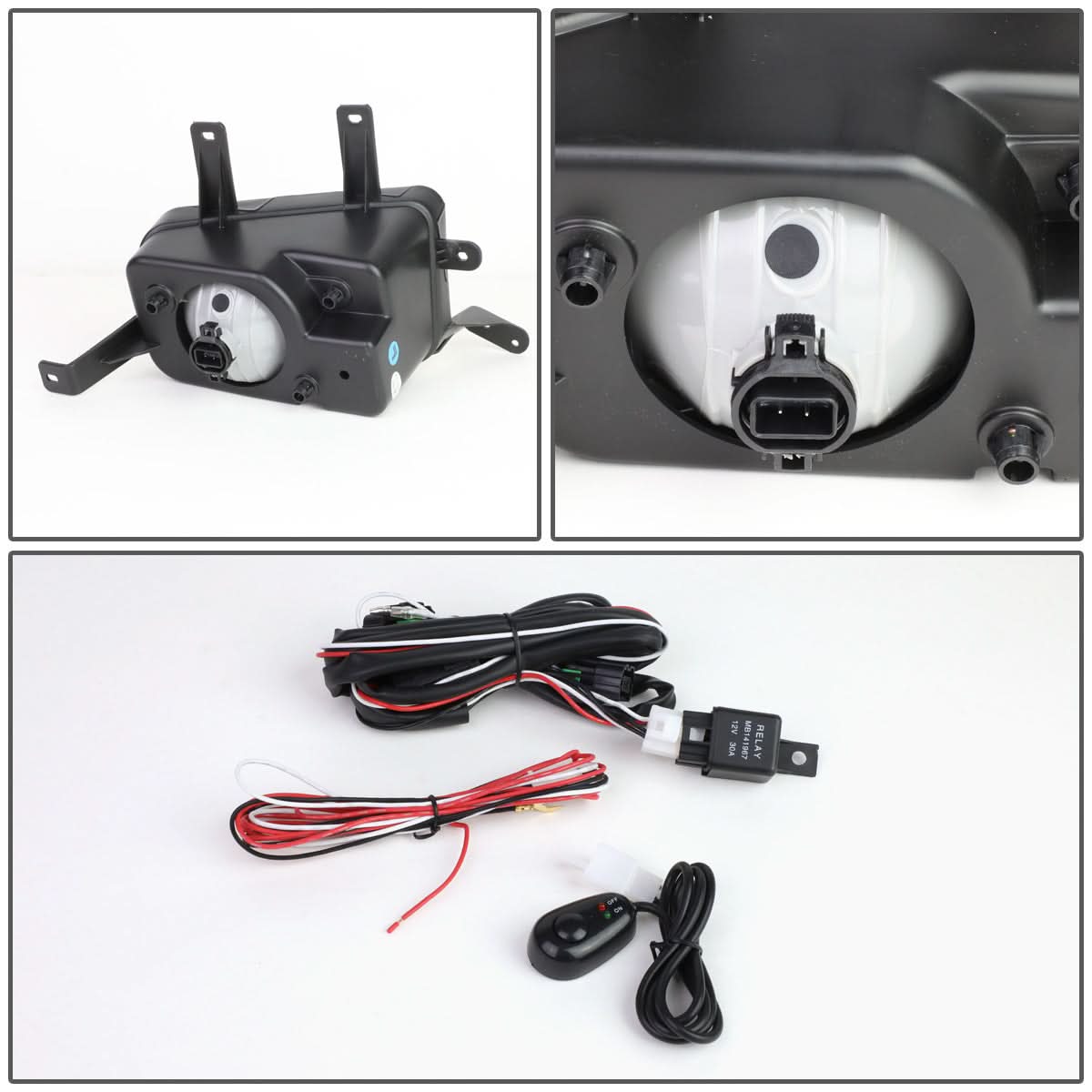 15-20 Chevy Tahoe Suburban Fog Lights with Chrome Bezel & Switch