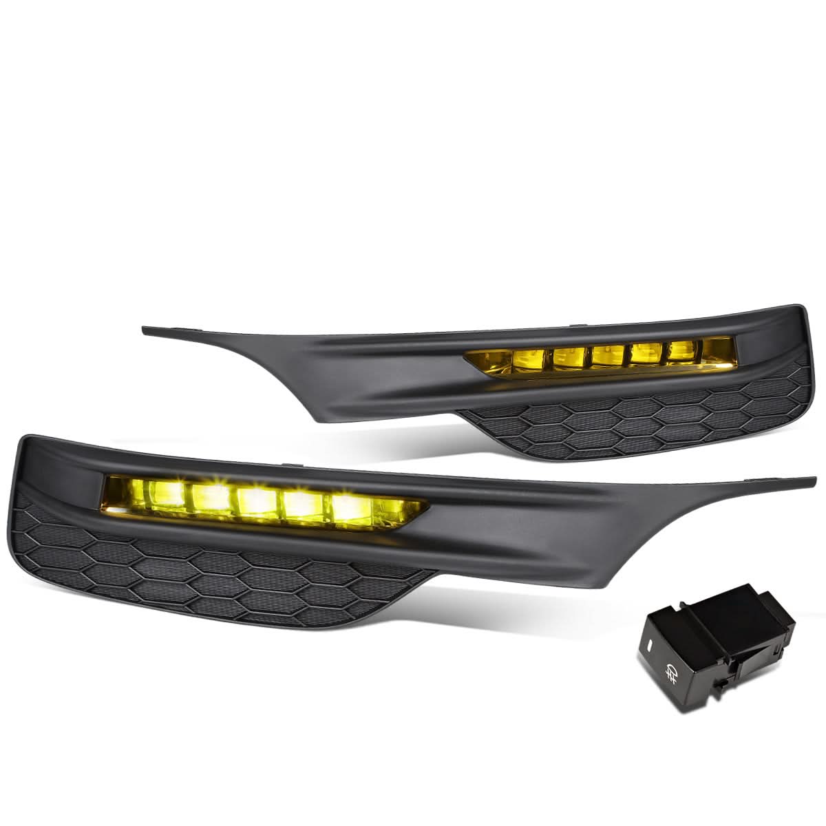 2016-2017 Honda Accord High Powered LED Fog Lights with Switch & Bezel