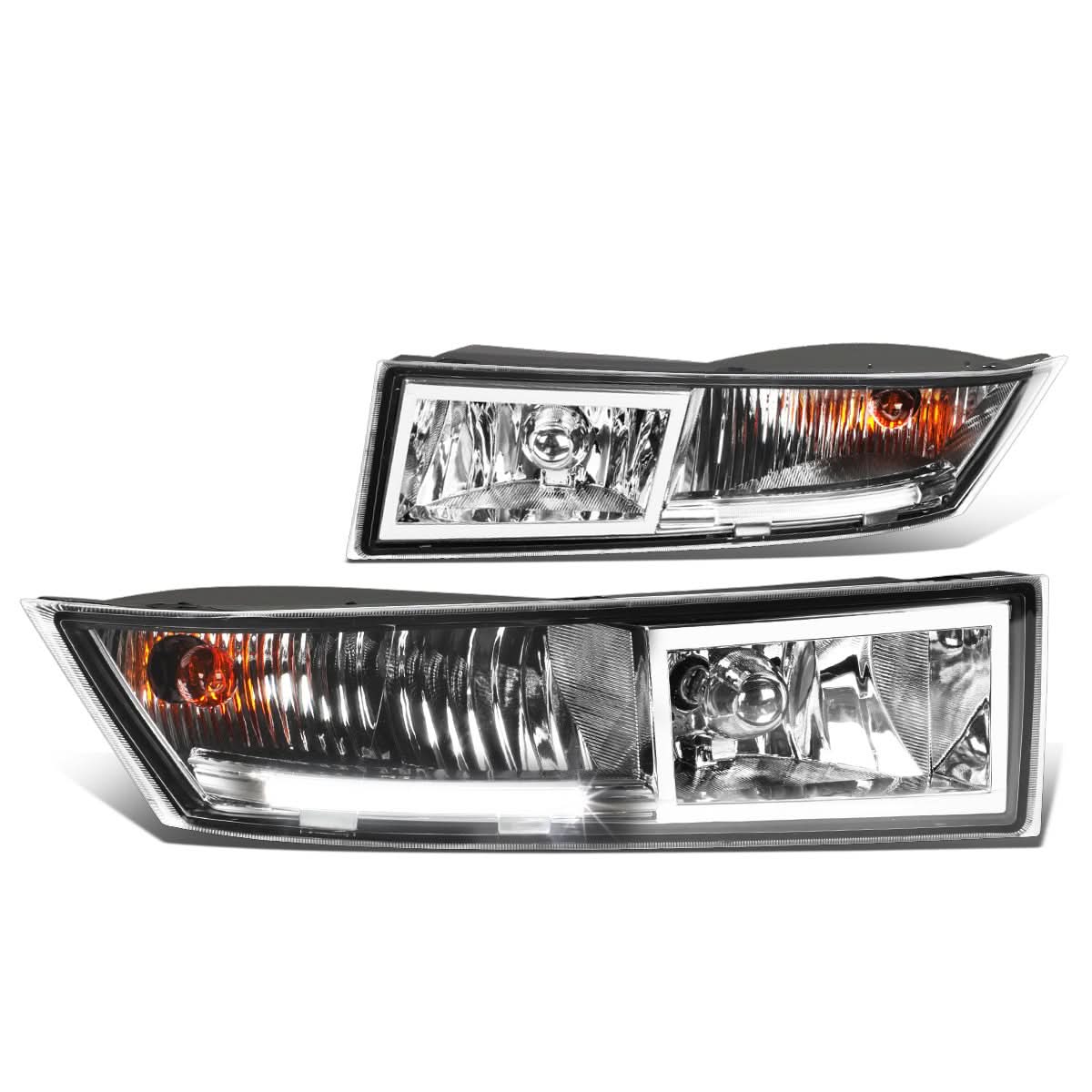 2007-2014 Cadillac Escalade Chrome Clear Fog Lights with Switch