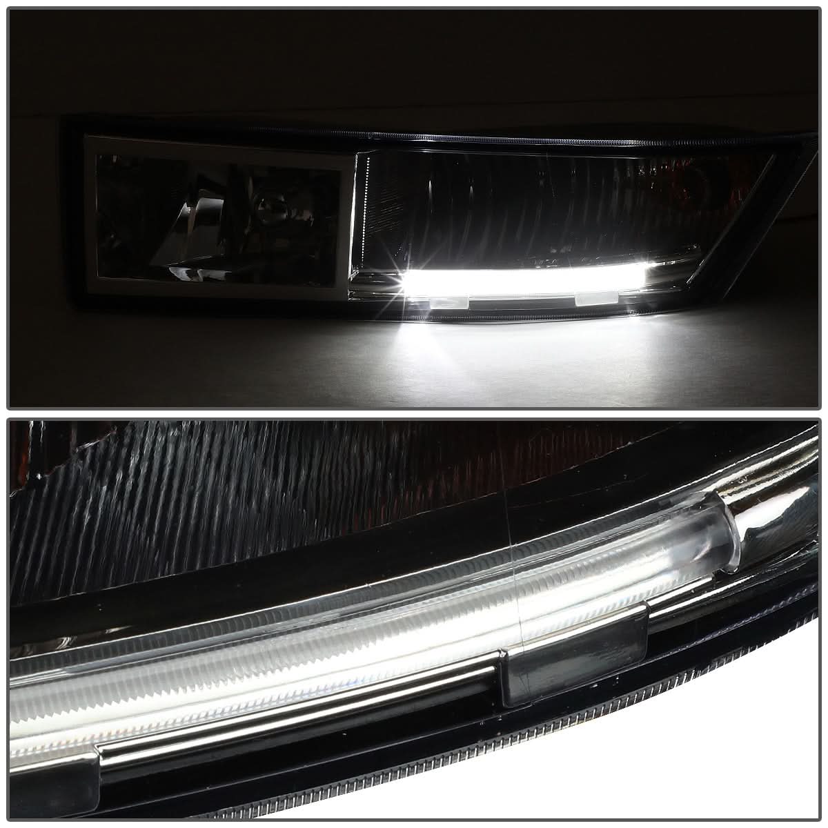 2007-2014 Cadillac Escalade Chrome Clear Fog Lights with Switch