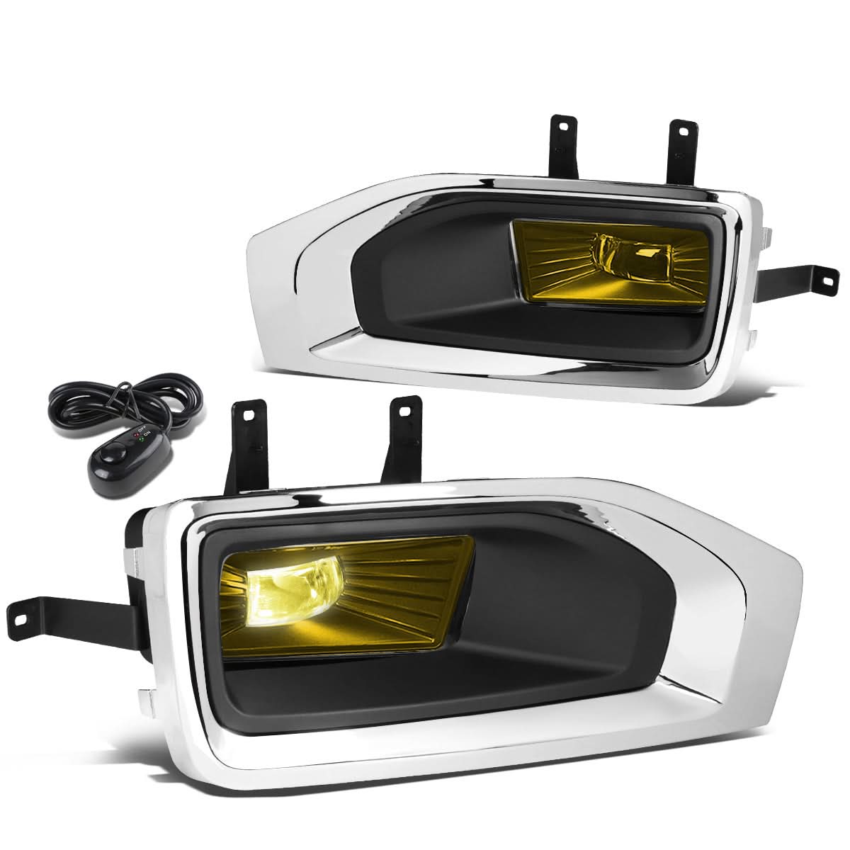 2015-2018 GMC Yukon High Powered LED Fog Lights with Switch & Bezel