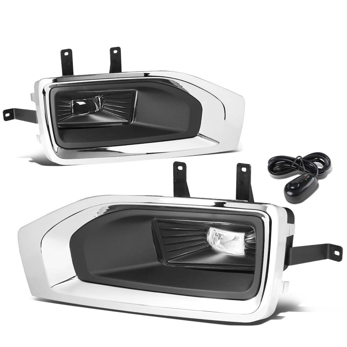 2015-2018 GMC Yukon High Powered LED Fog Lights with Switch & Bezel