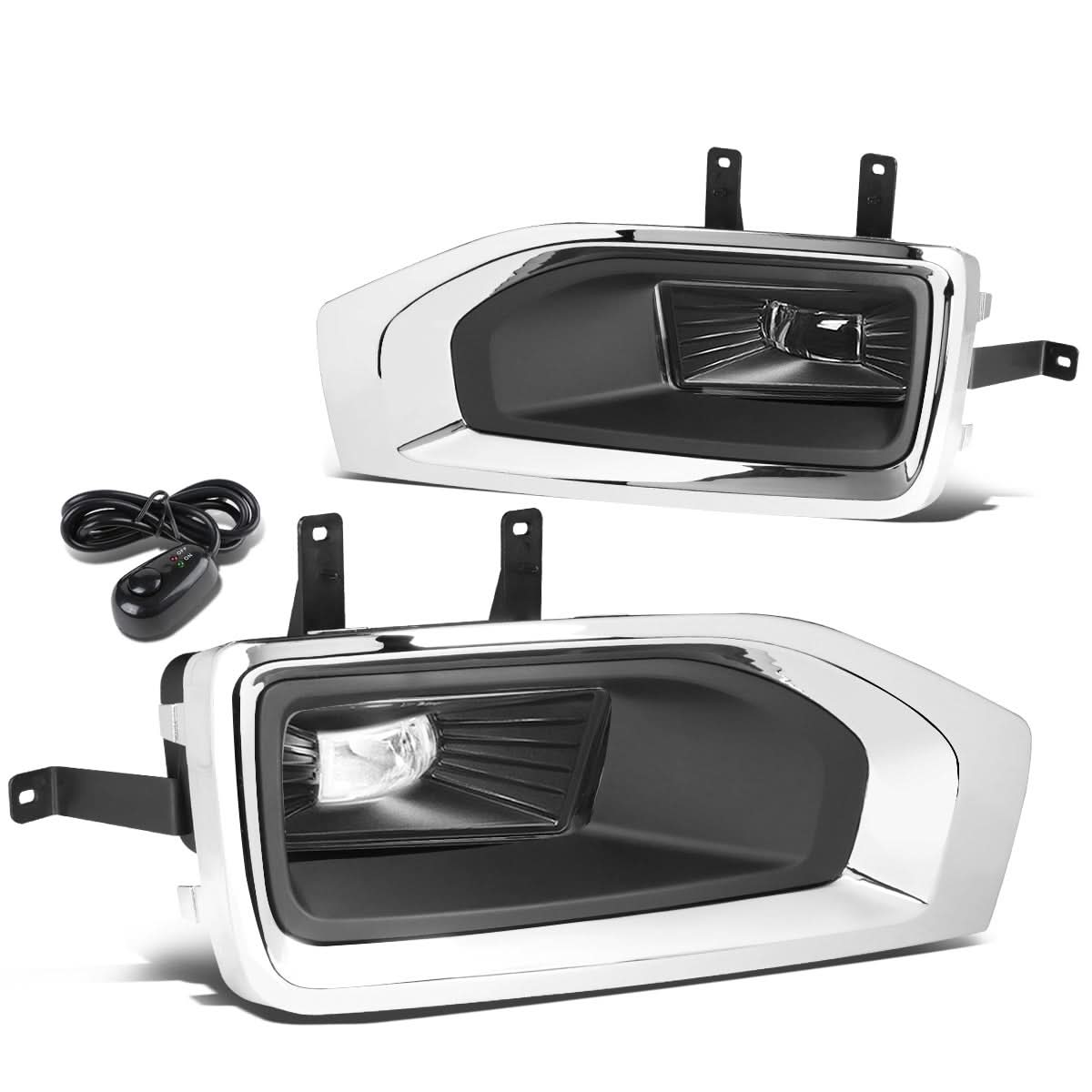 2015-2018 GMC Yukon High Powered LED Fog Lights with Switch & Bezel