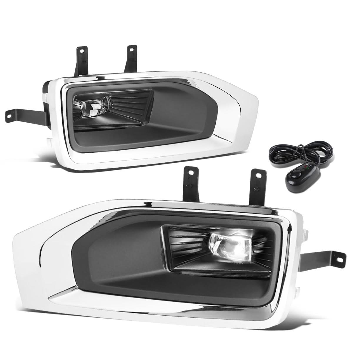 2015-2018 GMC Yukon High Powered LED Fog Lights with Switch & Bezel