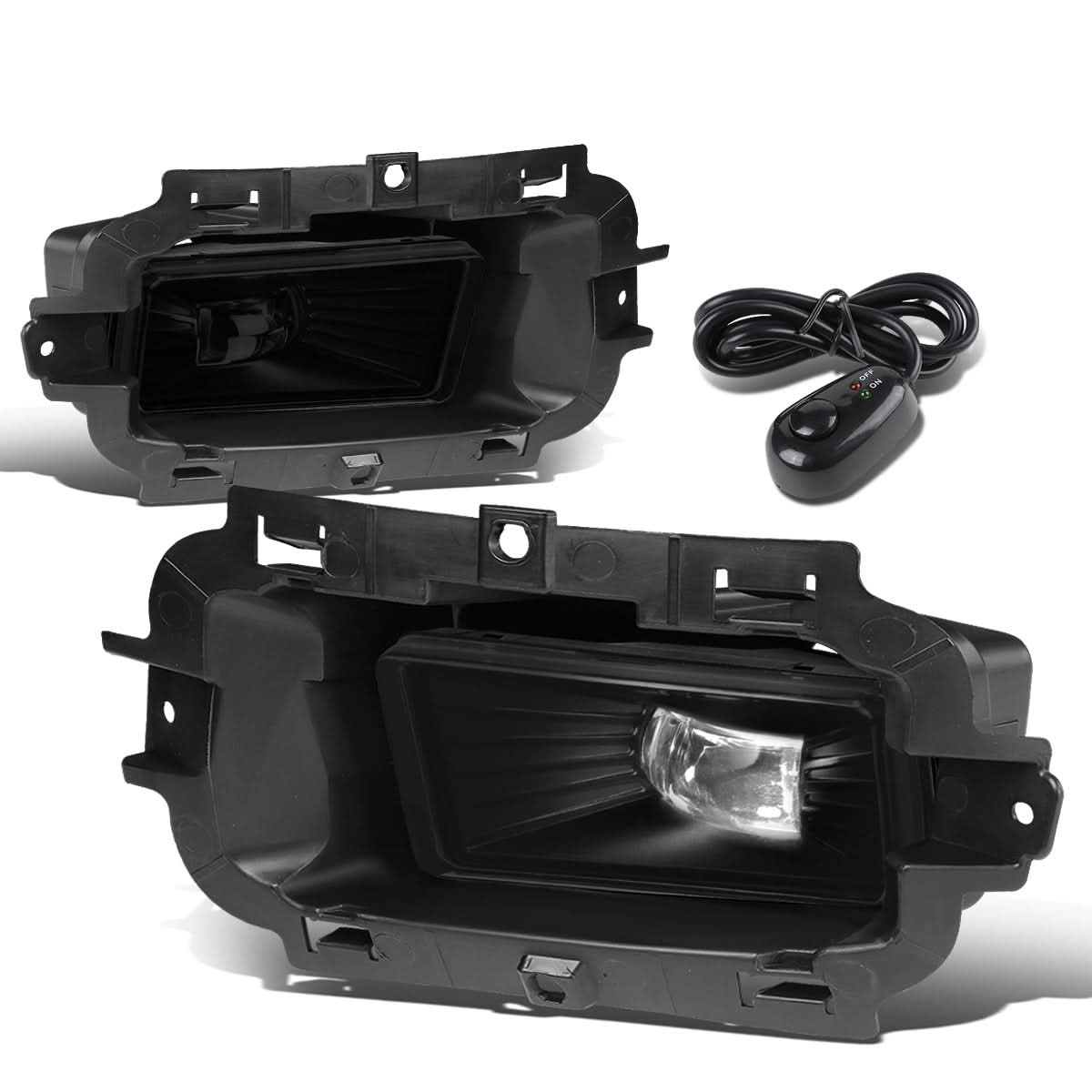 2014-2015 Chevrolet Silverado 1500 High Powered LED Fog Lights - Smoke