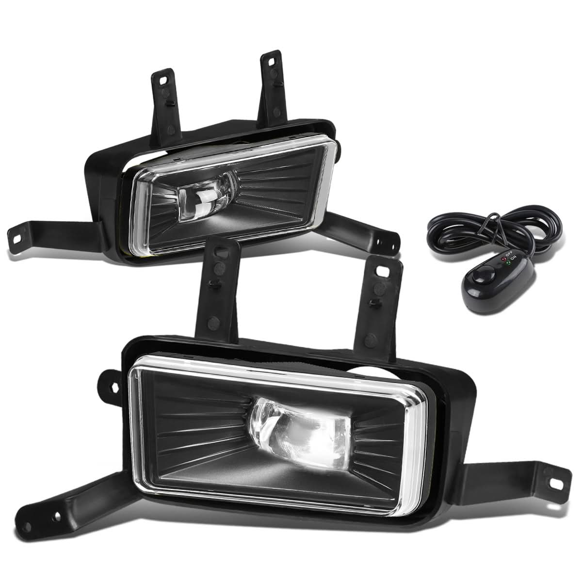15-20 Chevy Tahoe Suburban GMC Yukon High Powered LED Fog Lights Chrome